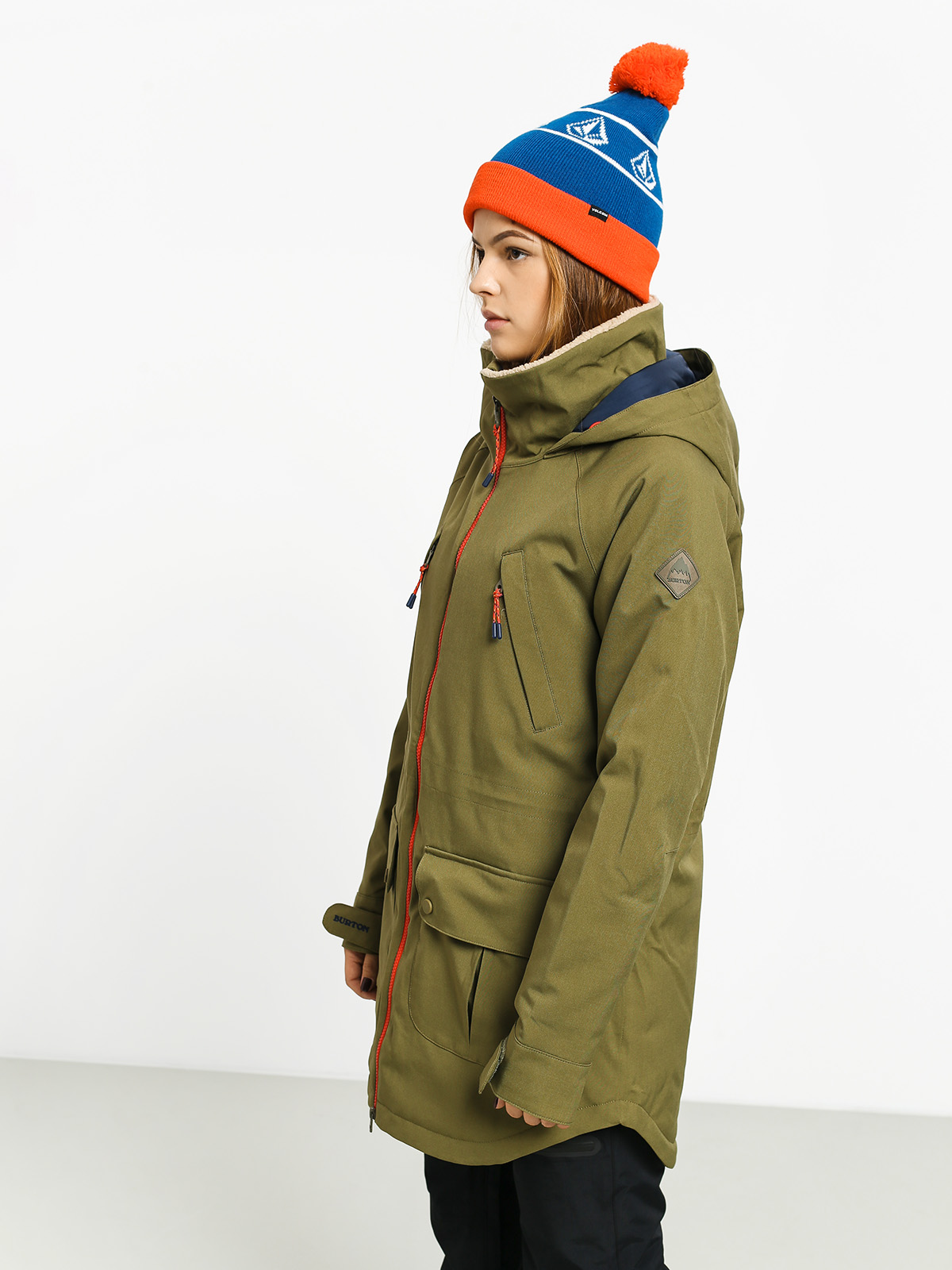 olive snowboard jacket