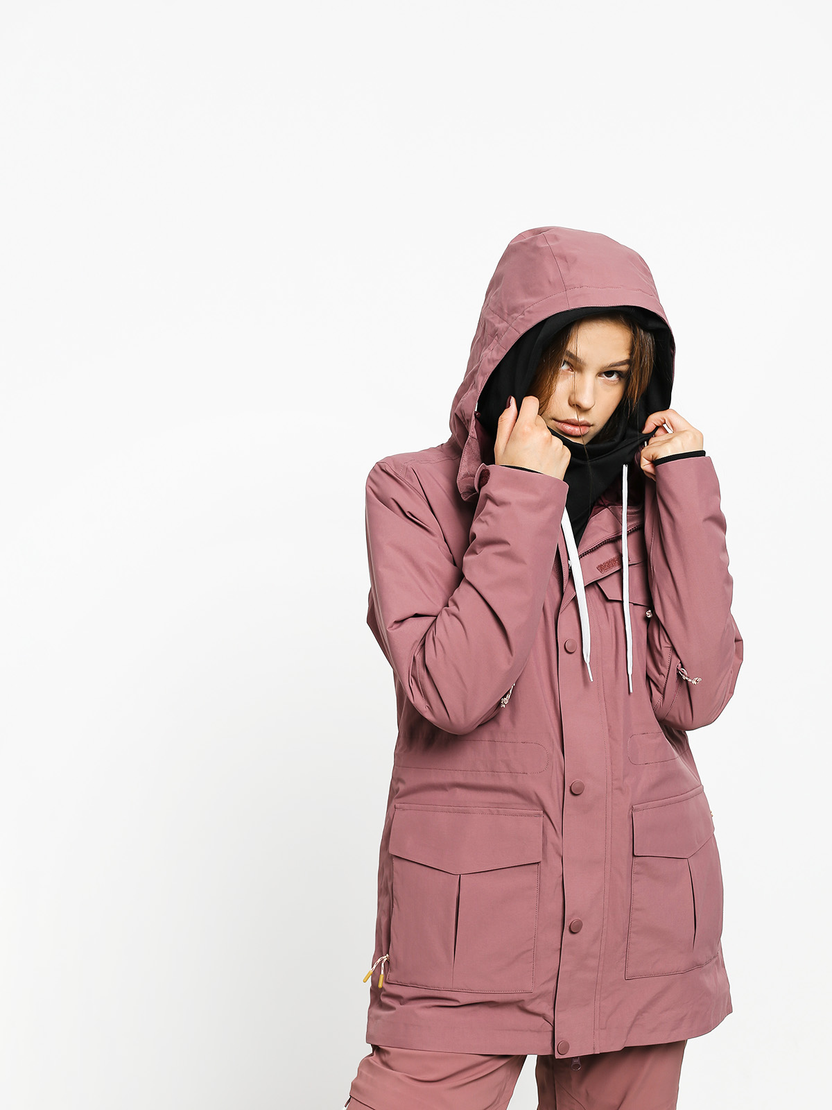 Damen Burton Ak Gore Embark Snowboard jacke (rose brown)