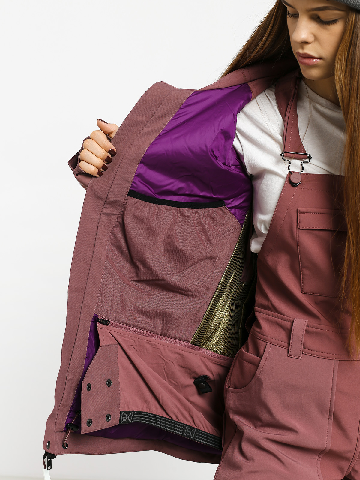 Damen Burton Ak Gore Embark Snowboard jacke (rose brown)