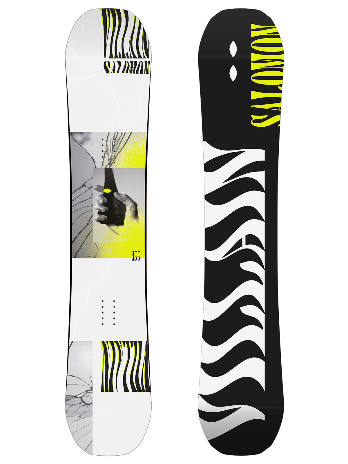 Salomon The Villain Snowboard (black/white)