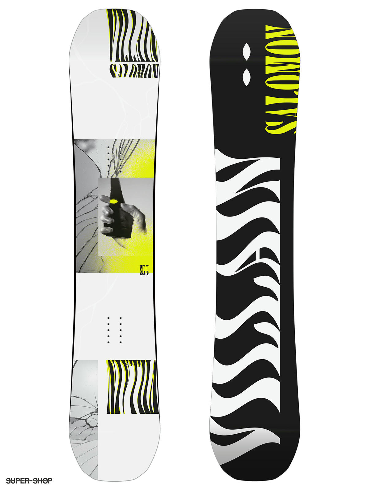 Salomon The Villain Snowboard black white