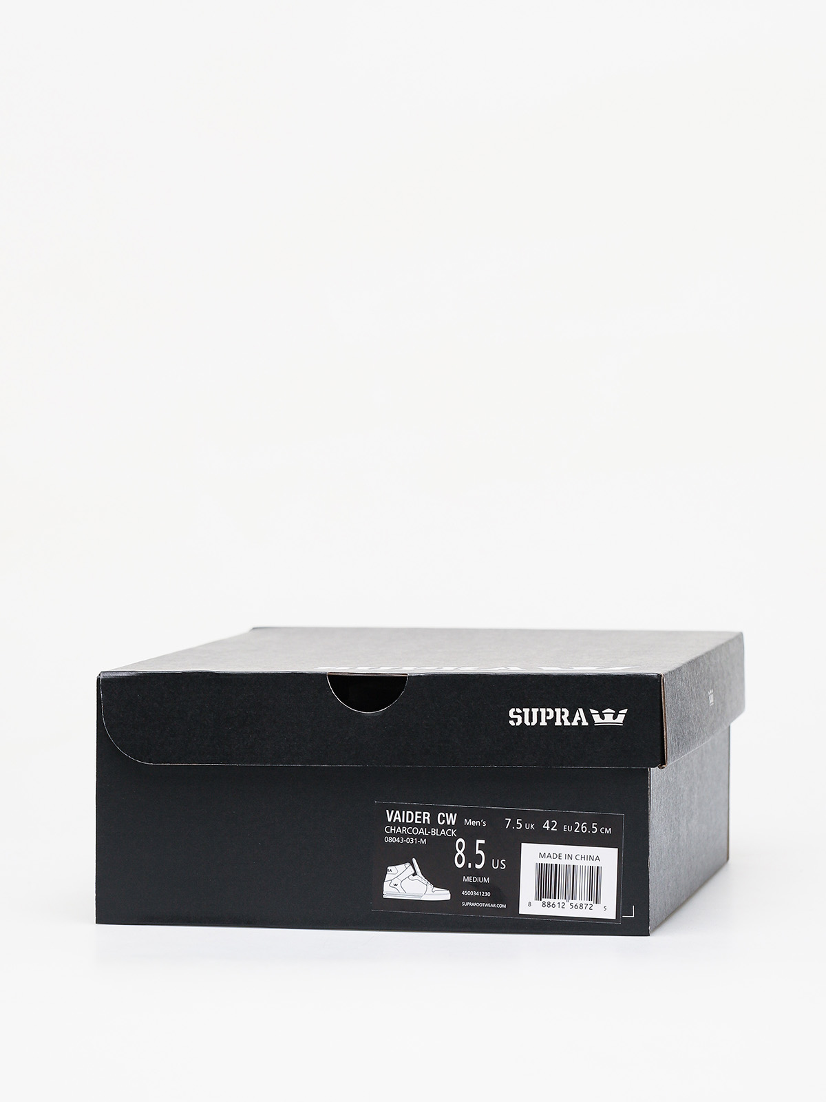 Supra Vaider Cw Shoes (charcoal black)