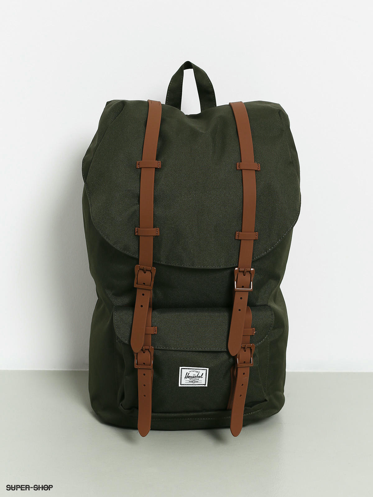 herschel olive green backpack