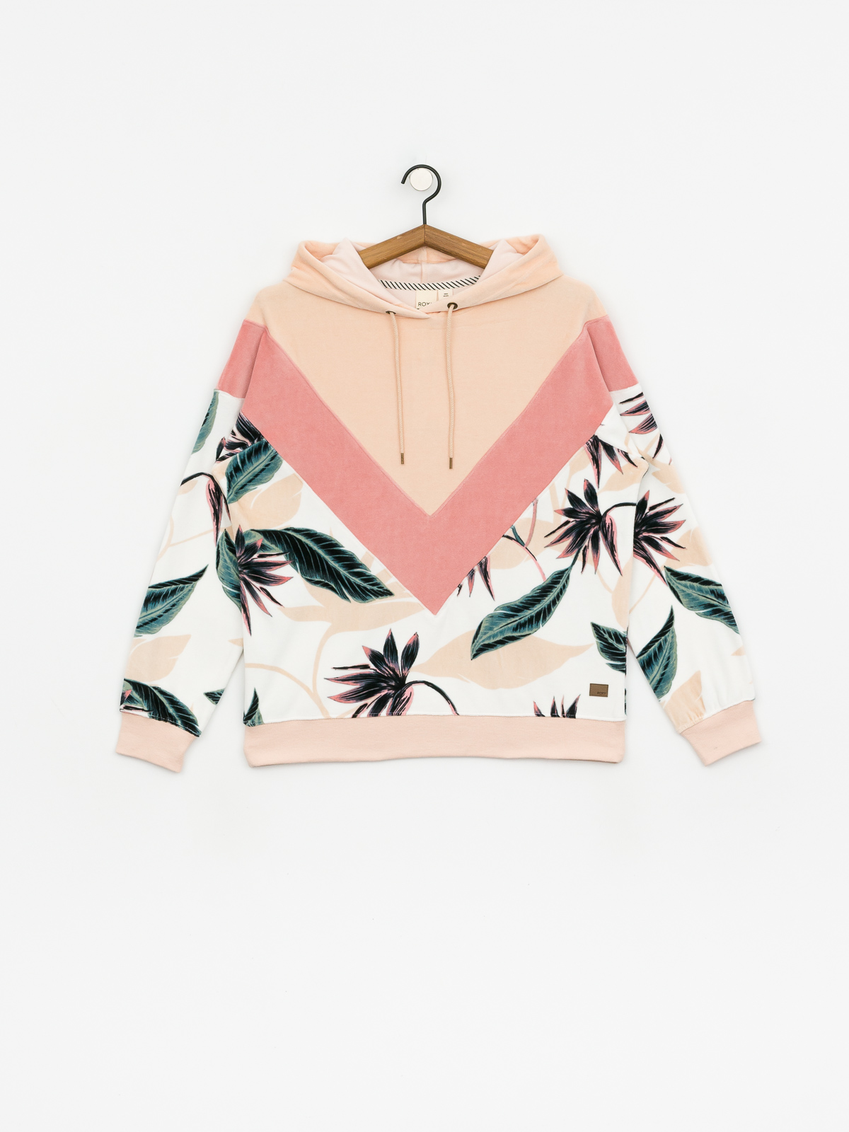 Roxy Chasing Waves HD Hoodie Wmn (snow white lunar flo)