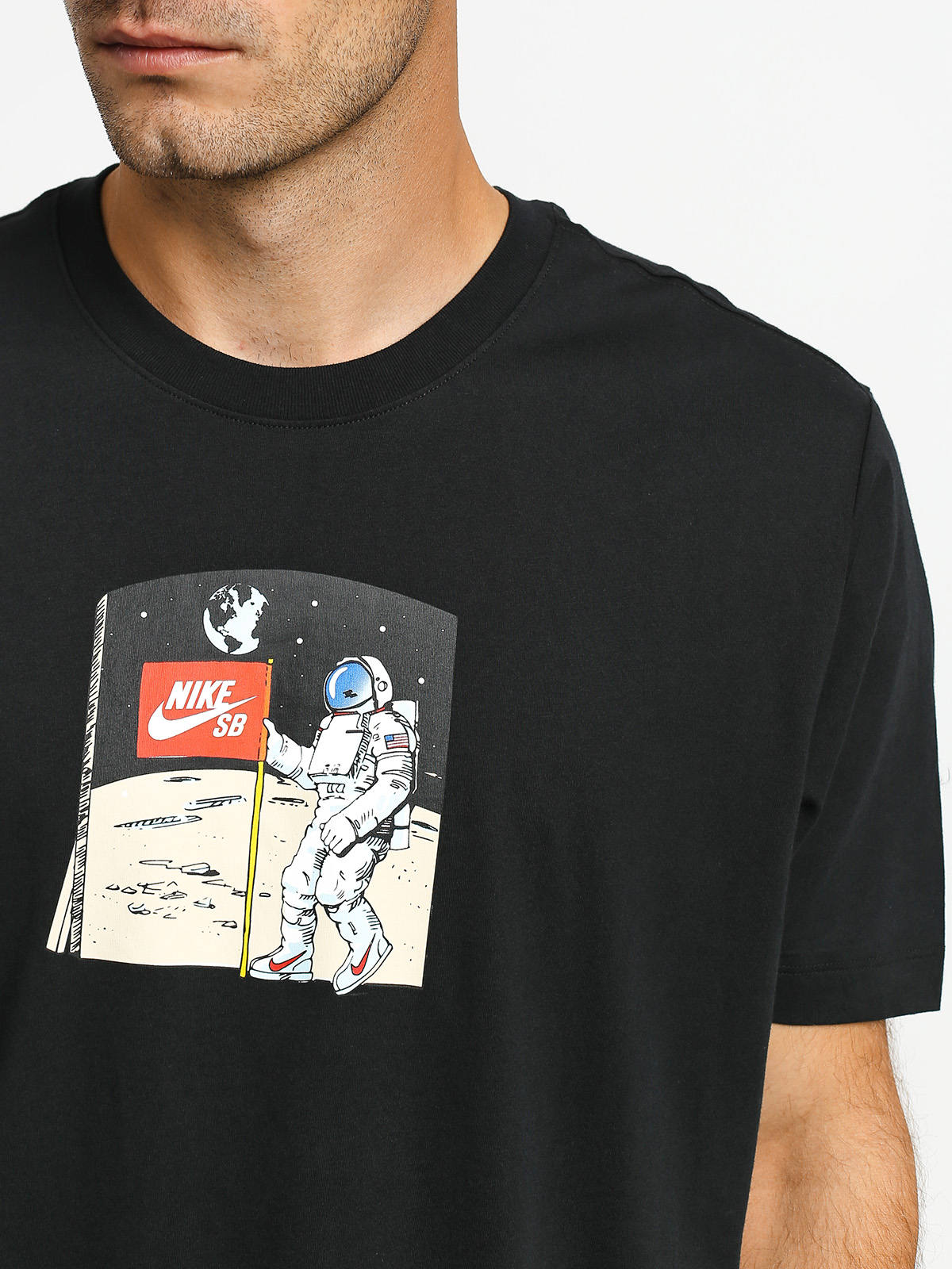 Nike SB Fake Landing Fs T-shirt (black/multi color)