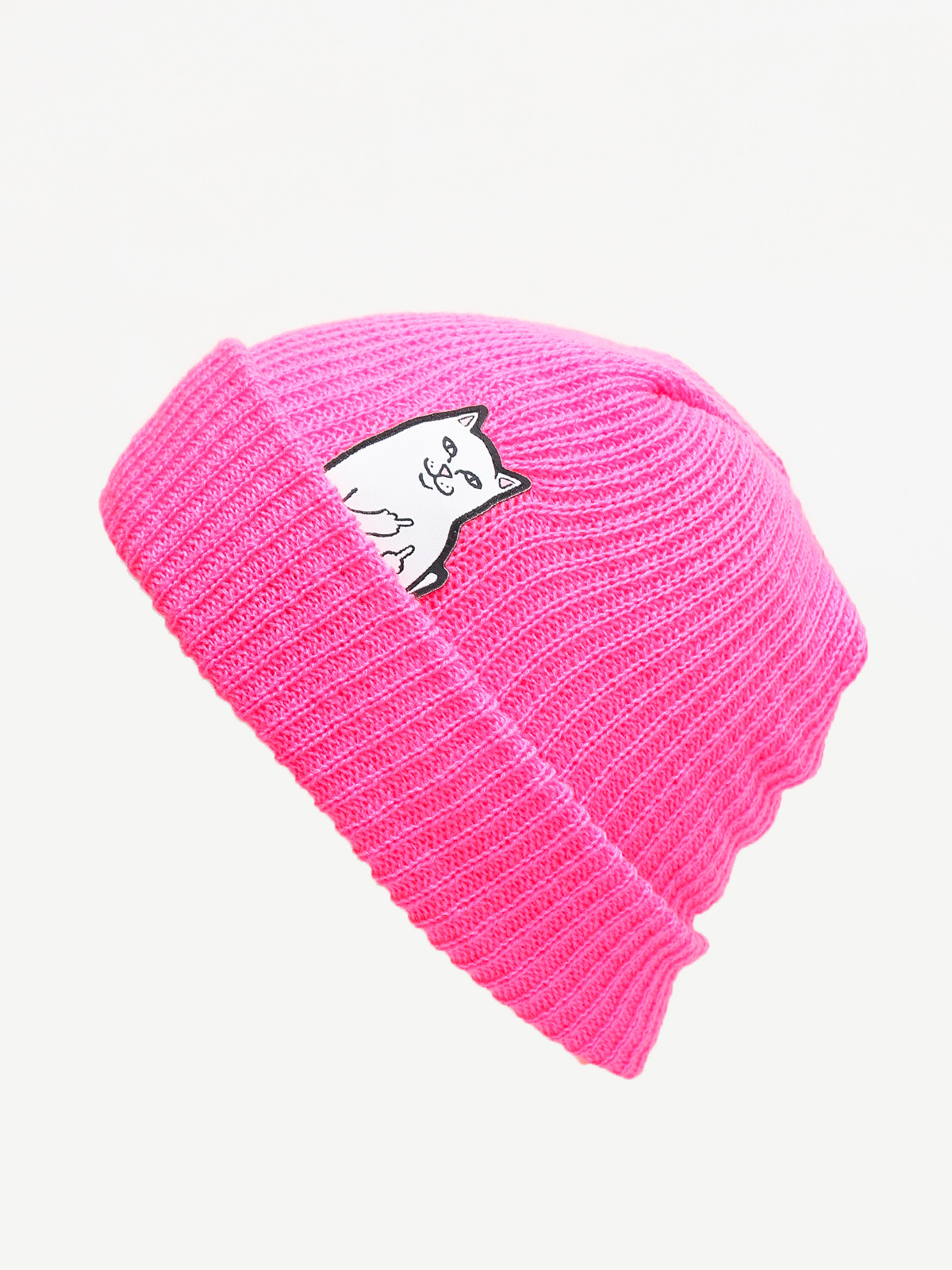 RipNDip Lord Nermal Rib Beanie (fuchsia)