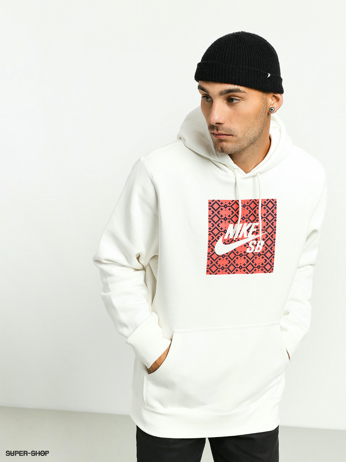 bright crimson nike hoodie