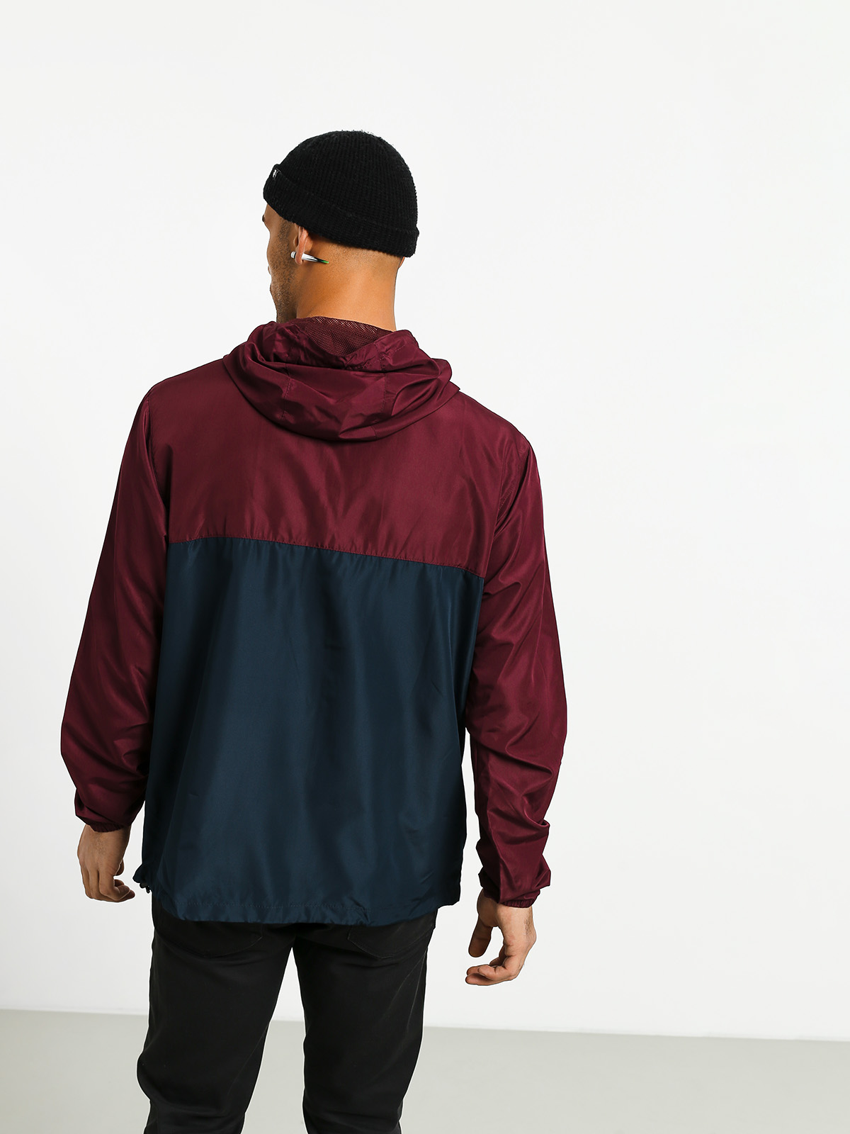 Girl Skateboard Classic Serif 2 Tone Jacket (burgundy/navy)