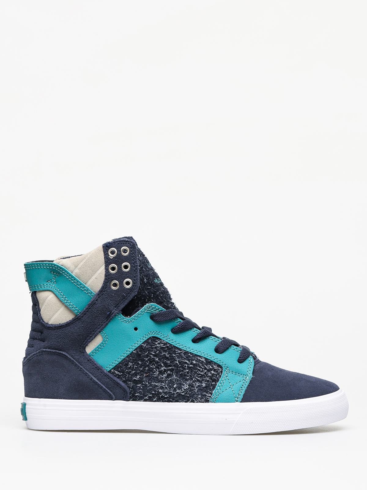 Supra Skytop Shoes (navy/teal white)