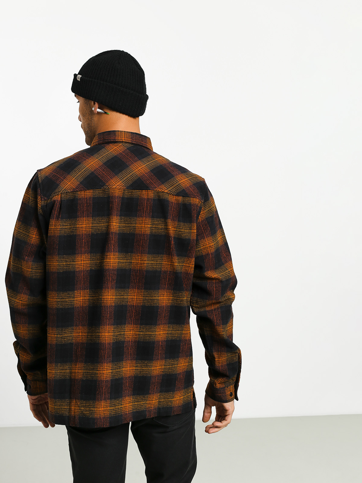 Element Wentworth Shadow Ls Shirt (gold brown)