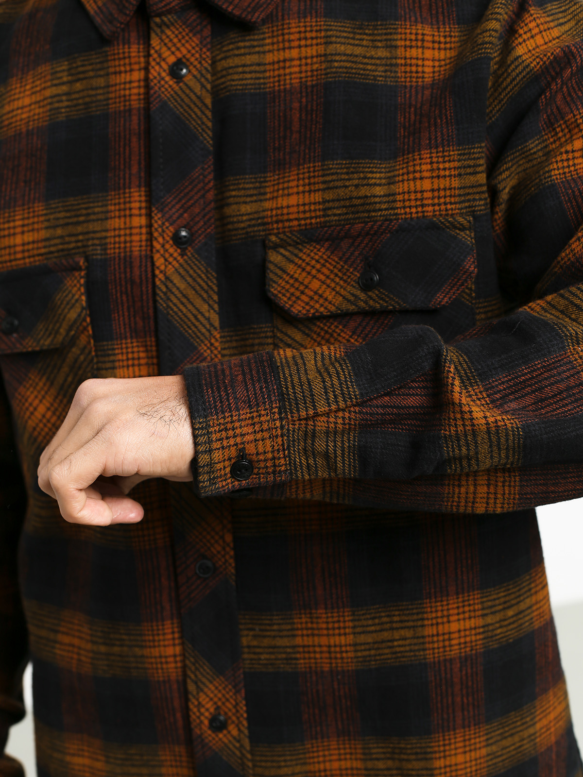 Element Wentworth Shadow Ls Shirt (gold brown)