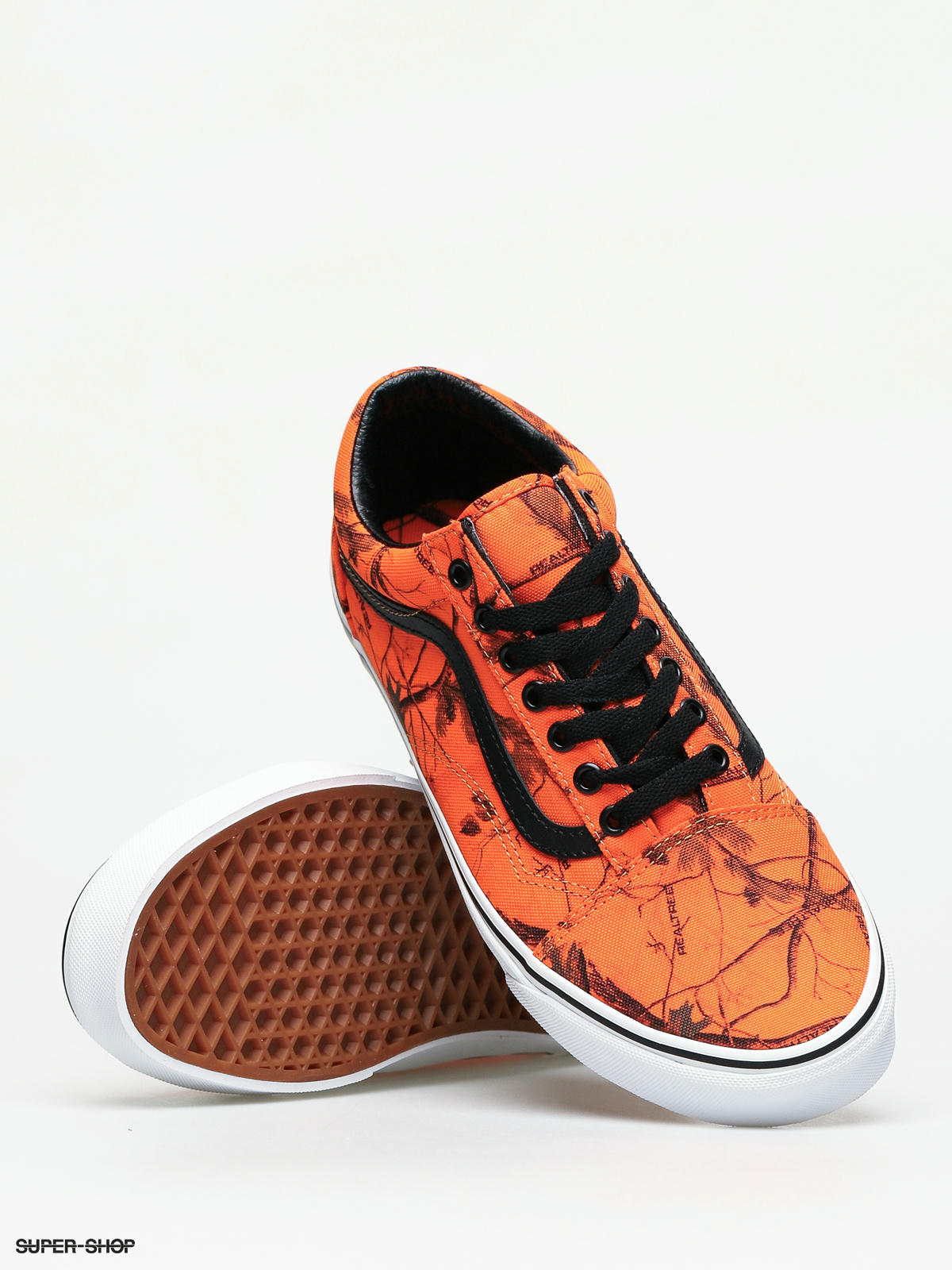 Vans Old Skool Shoes orange realtree ap b