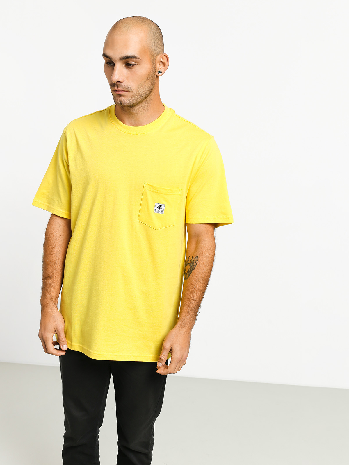 Element Basic Pocket Label T-shirt - golden (aspen gold)