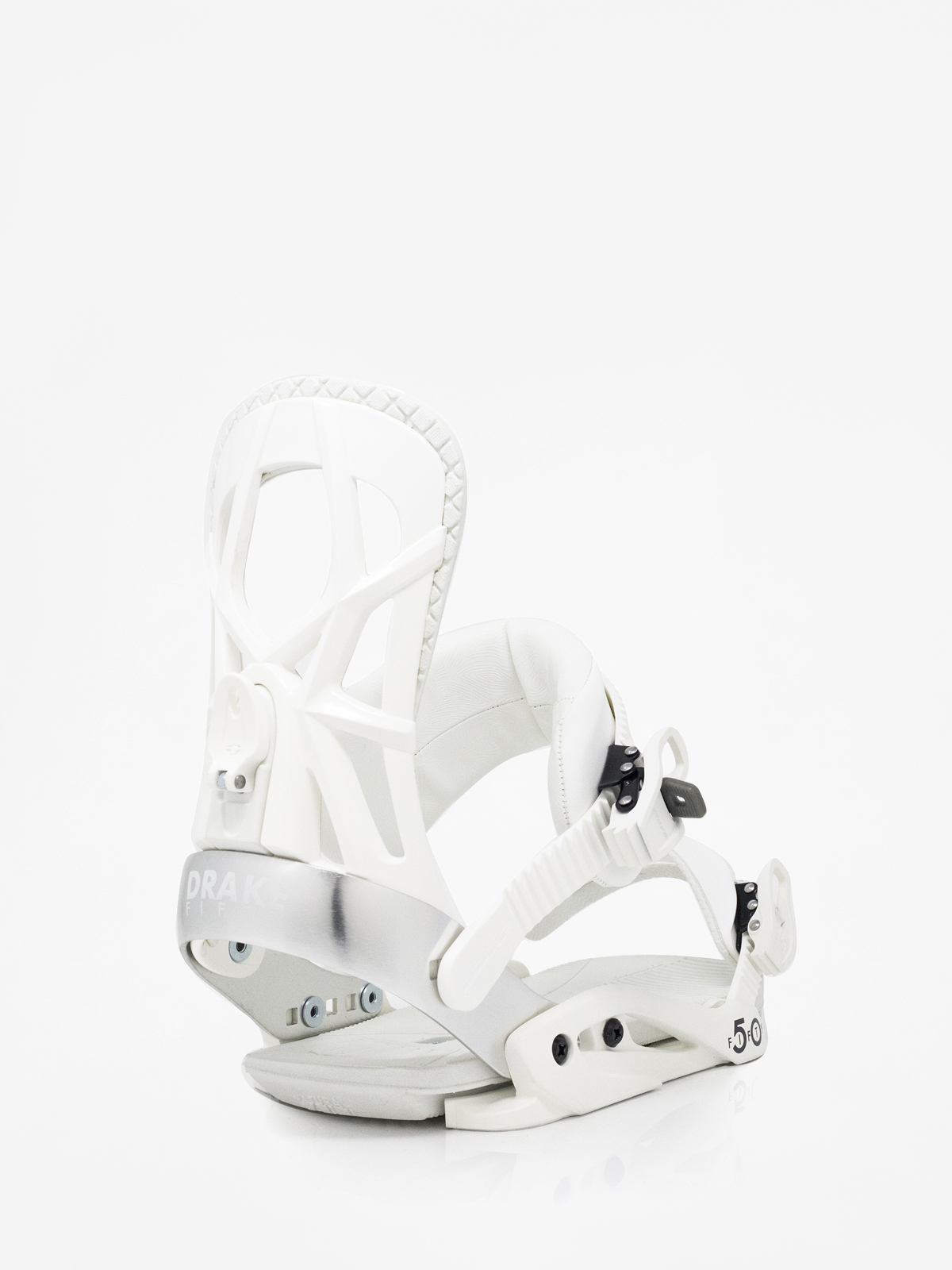 Mens Drake Fifty Snowboard bindings (white)
