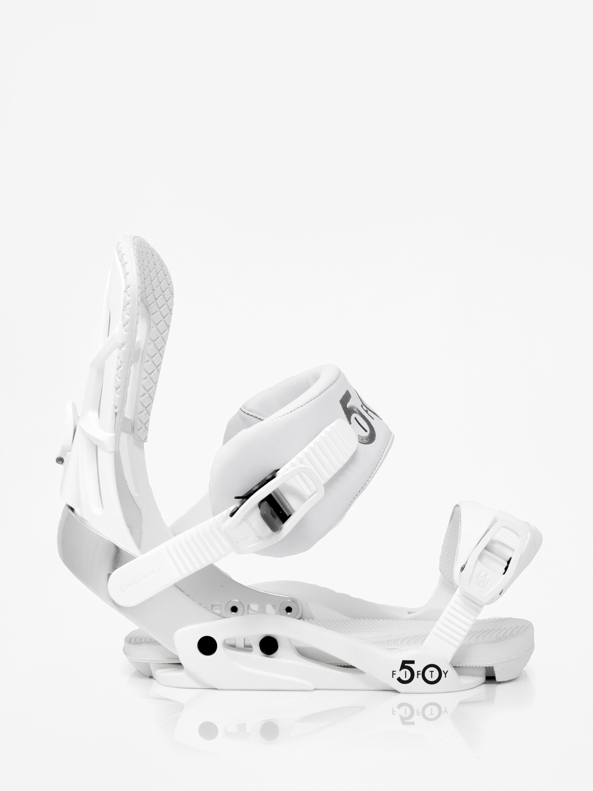 Mens Drake Fifty Snowboard bindings (white)