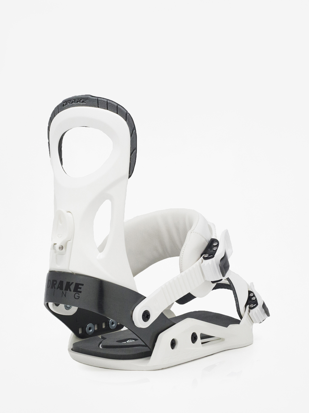 Mens Drake King Snowboard bindings (white)