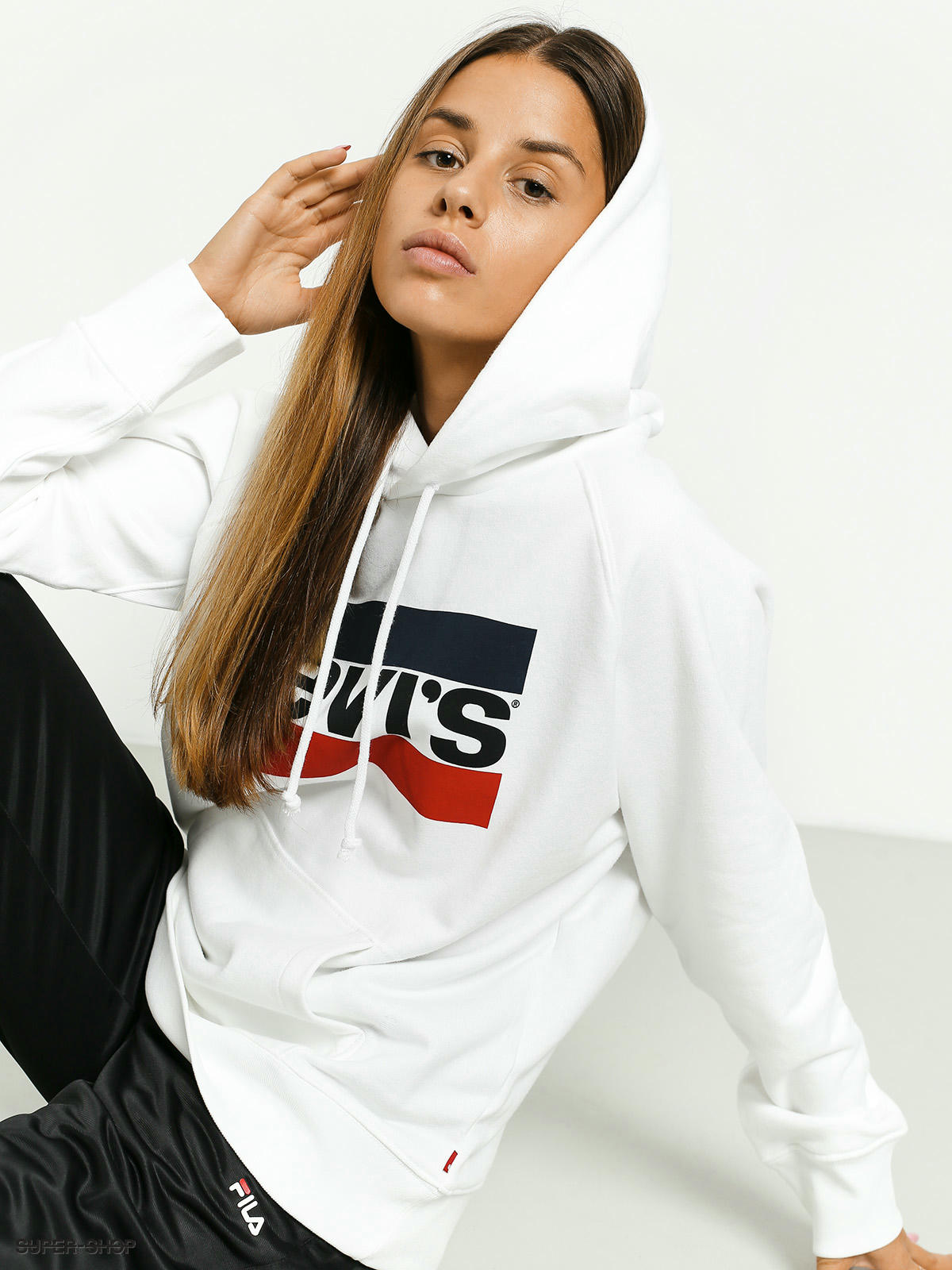 Graphic sport hoodie clearance levis