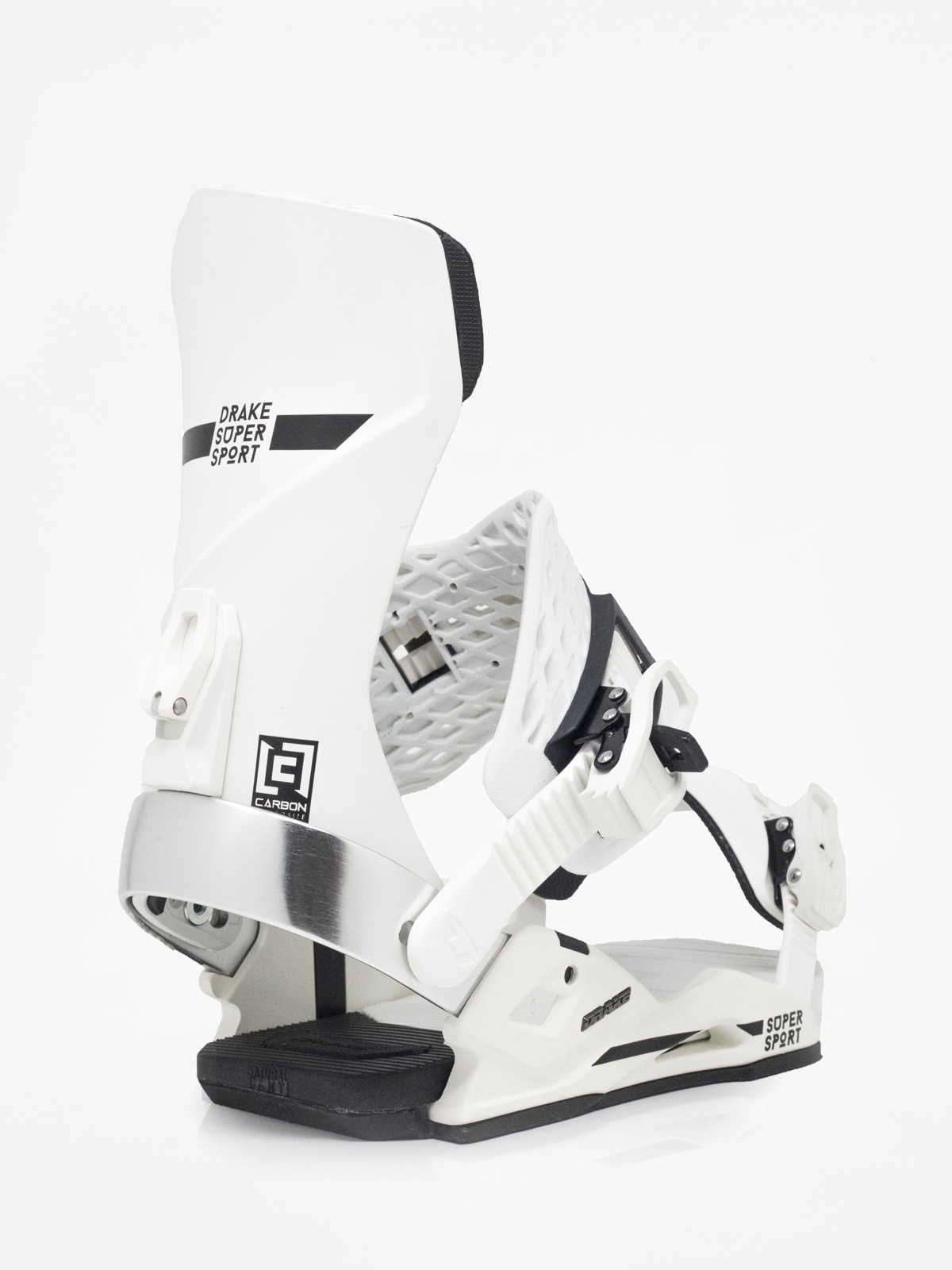 Mens Drake Super Sport Snowboard bindings (white)