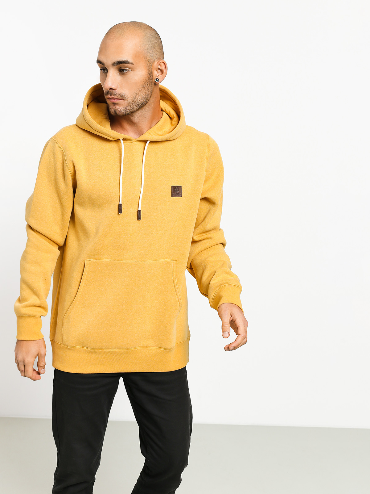 Element Heavy HD Hoodie yellow mineral yel htr