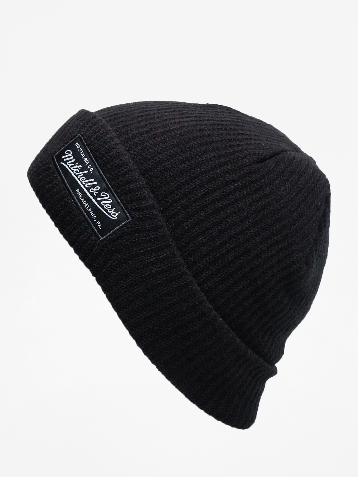 Mitchell Ness Box Logo Beanie black black