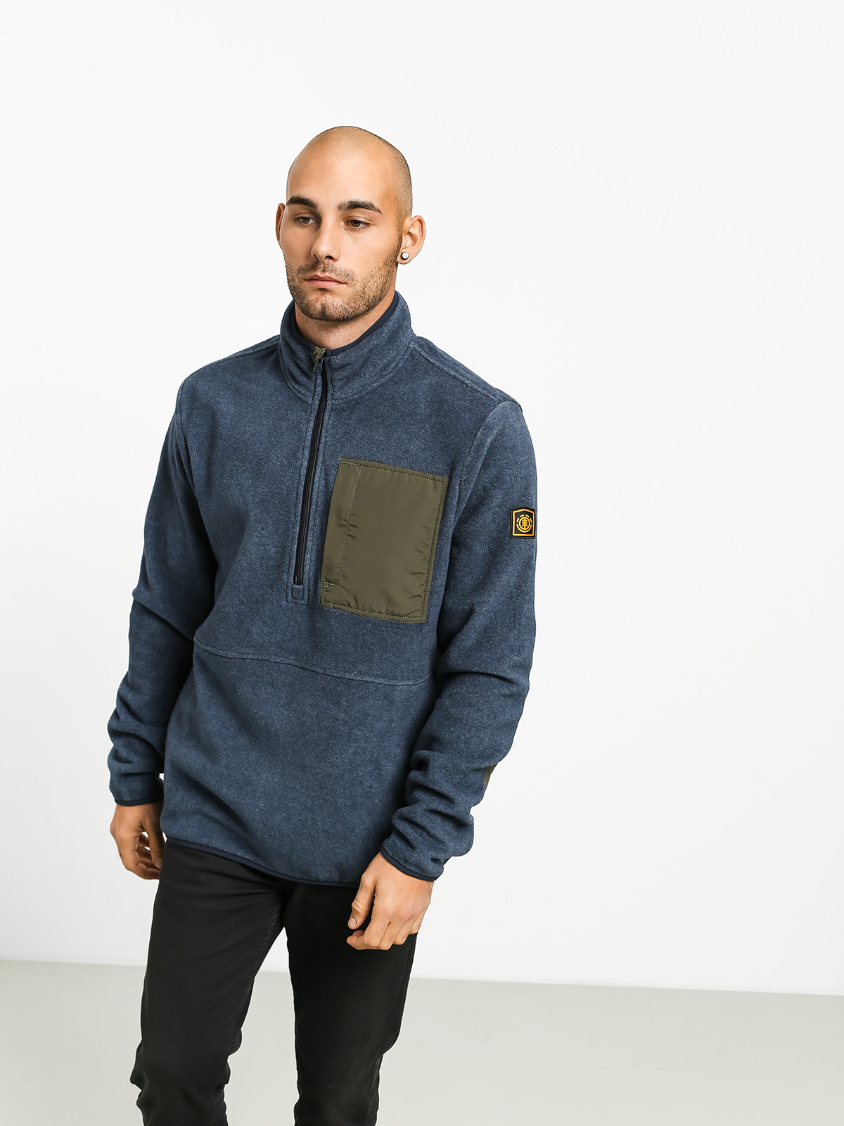 Element Windrift Qtr Zip Sweatshirt (eclipse nav hea)