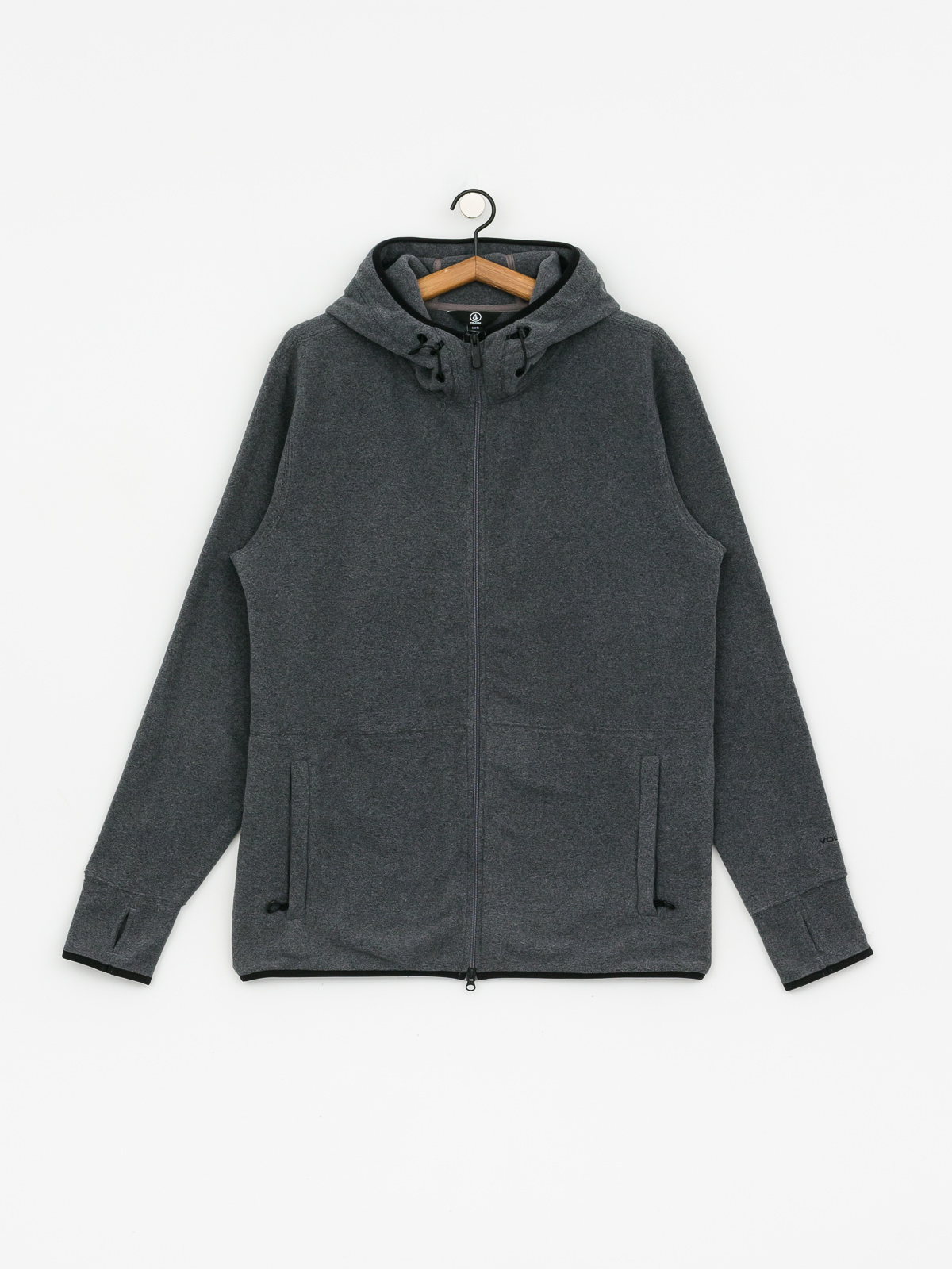 Mens Volcom Polartec Fleece HD Hoodie (hgr)