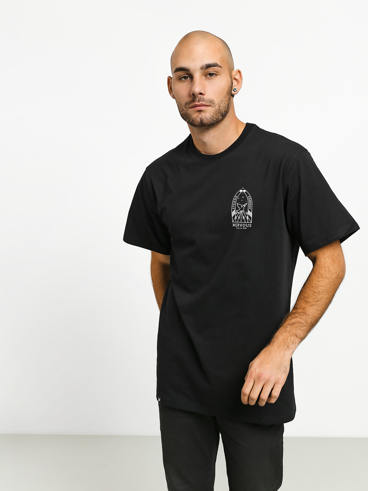 Nervous Nightly T-shirt (black)