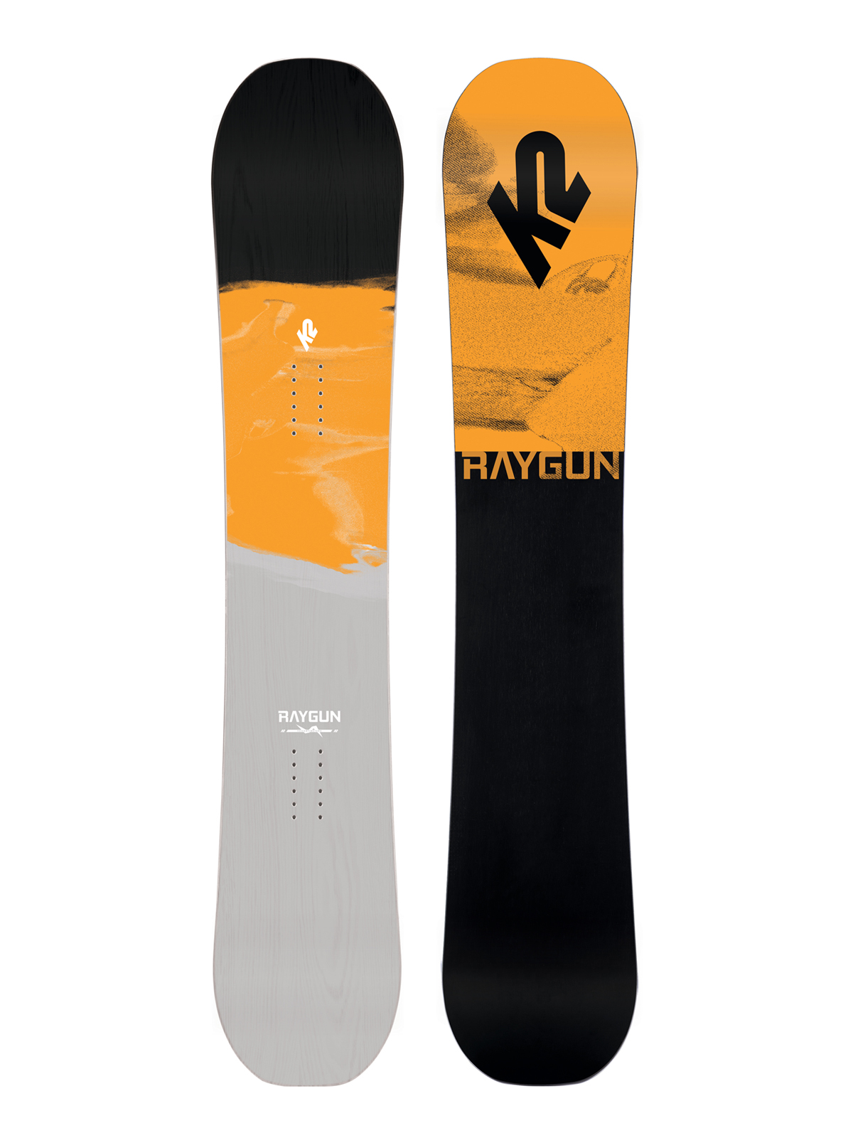 Mens K2 Raygun Pop Snowboard (orange/black)
