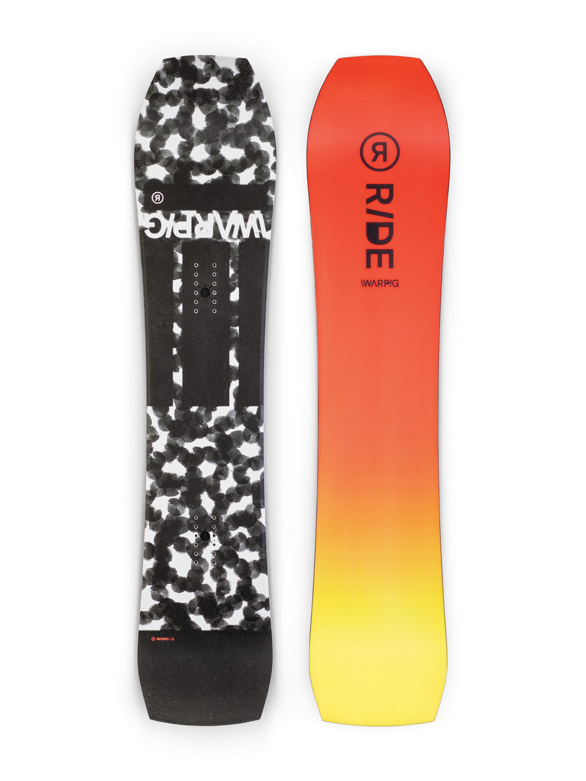 Ride Warpig Snowboard - multicolor (red/yellow)