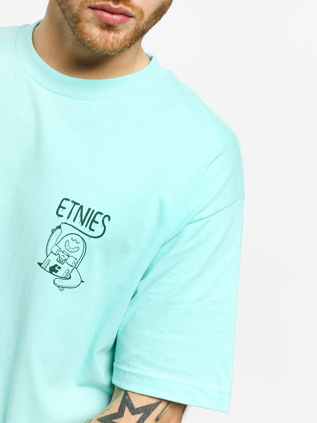 Etnies Phil Morgan Skate Tag T-shirt (aqua)