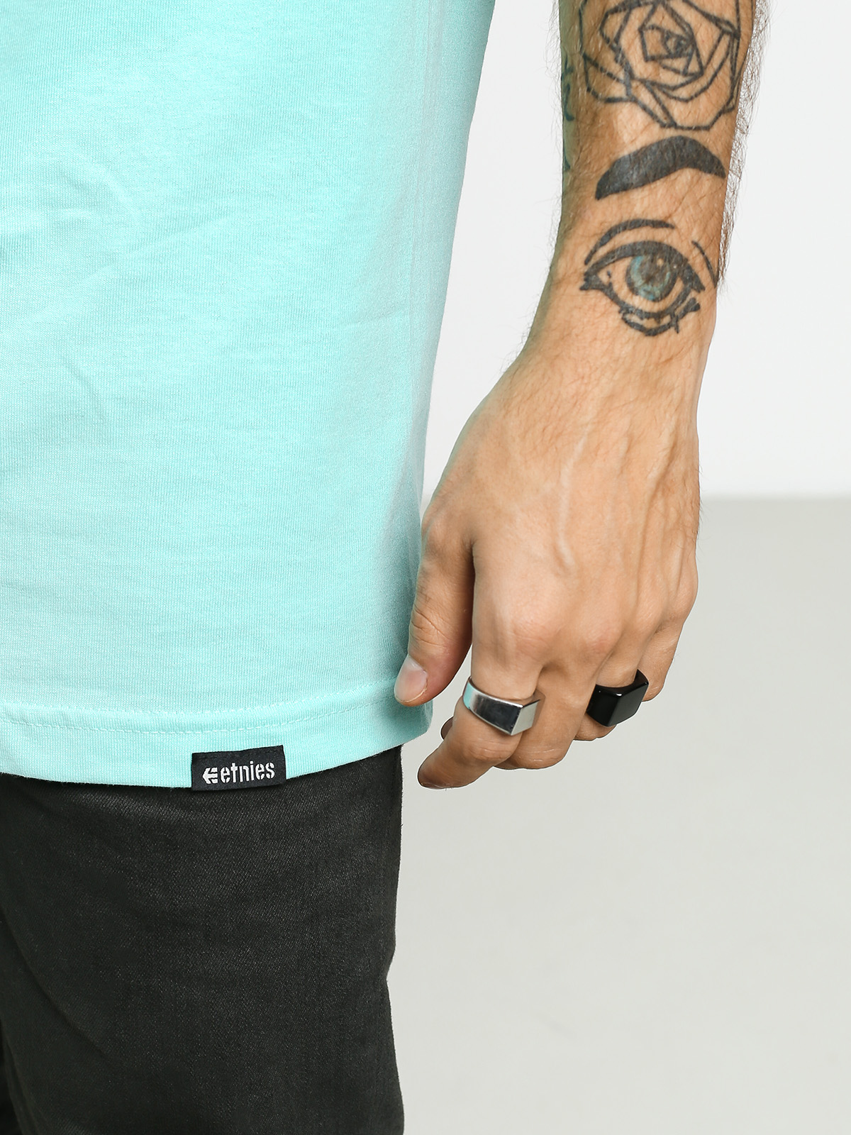 Etnies Phil Morgan Skate Tag T-shirt (aqua)