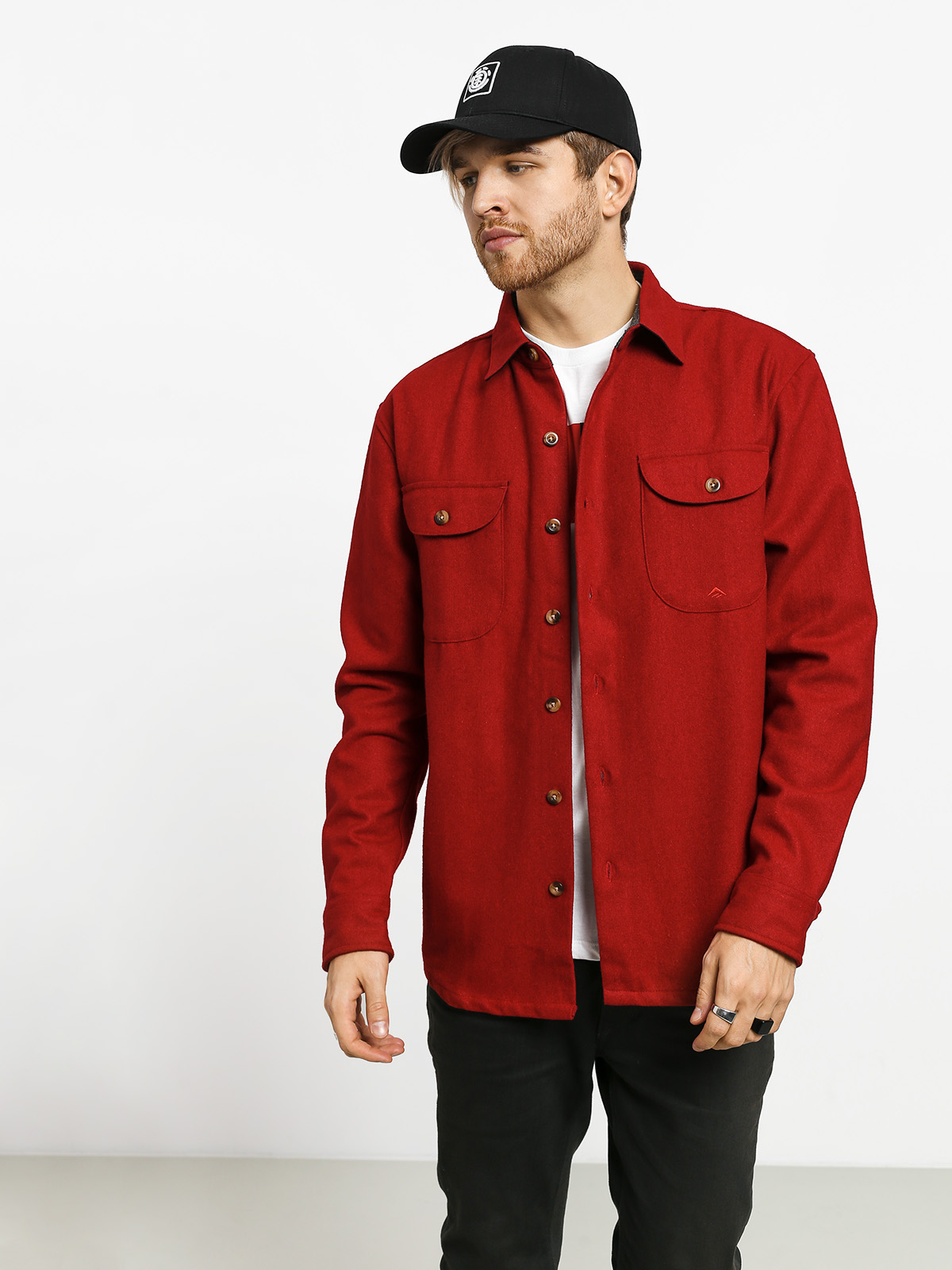 Emerica Nicholson Wool Shirt (red)
