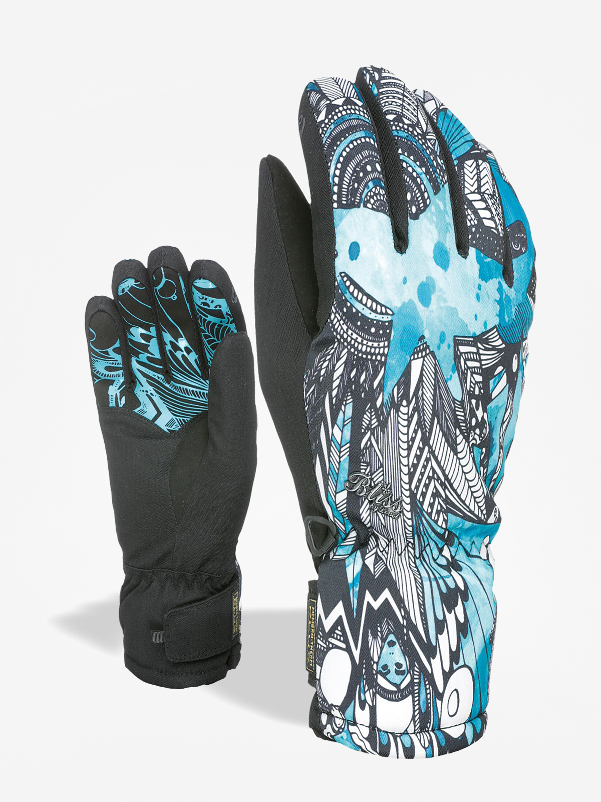 light blue batting gloves