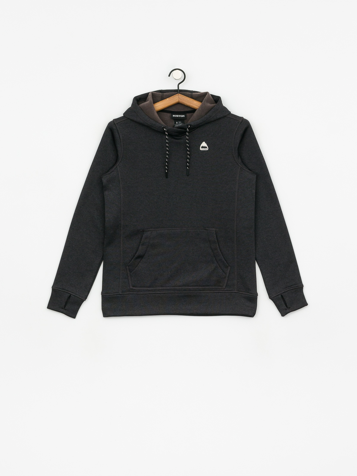 Damen Burton Oak HD Hoodie (true black heather)