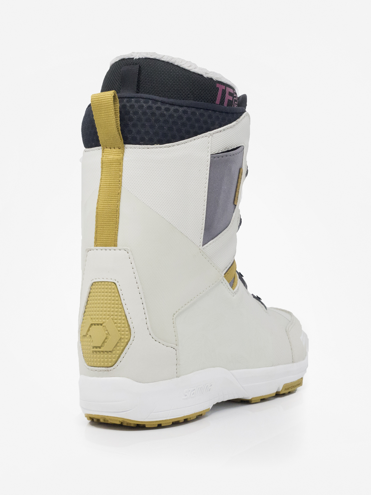 yellow snowboard boots