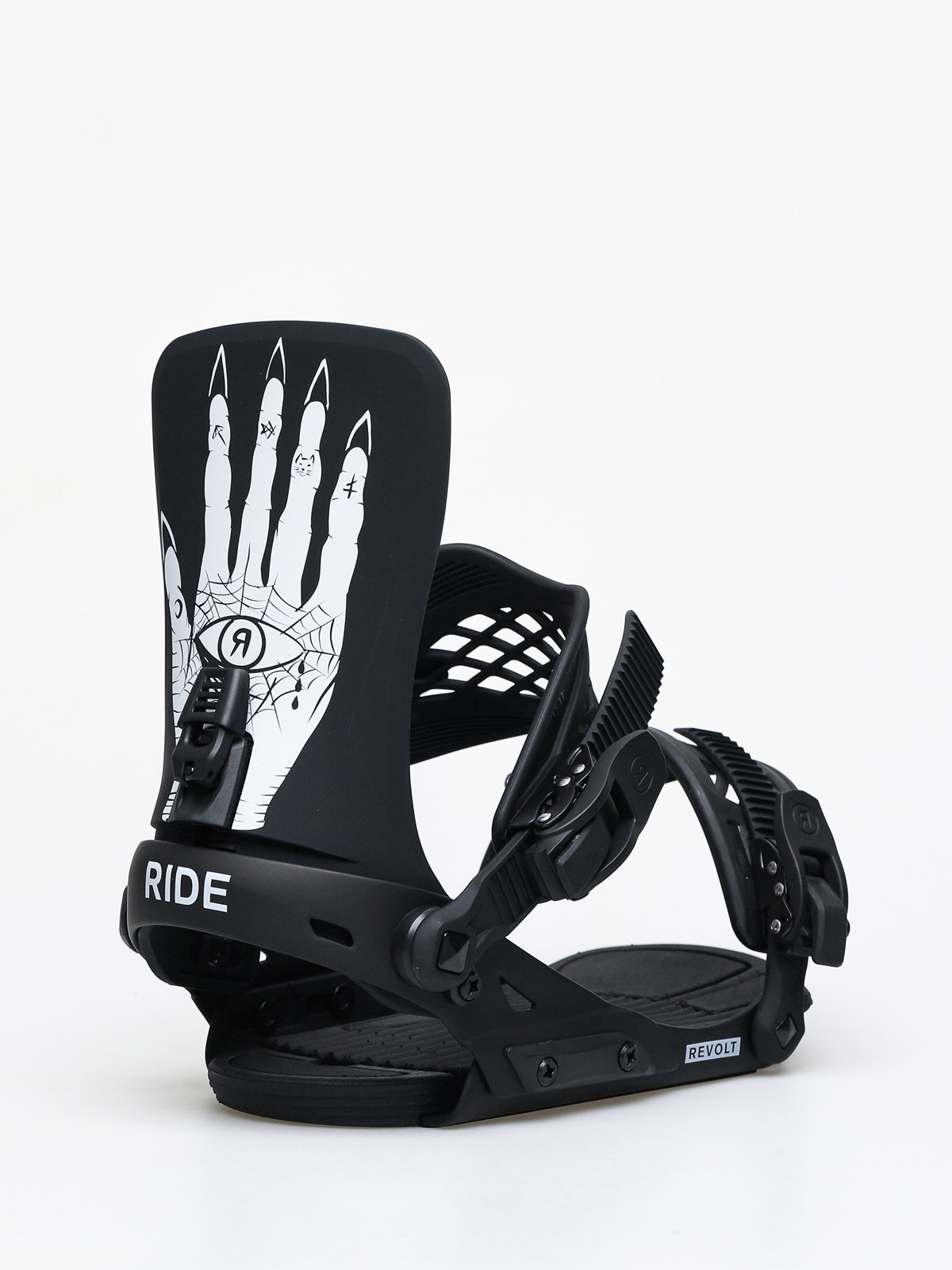 Mens Ride Revolt Snowboard bindings (hands of doom)