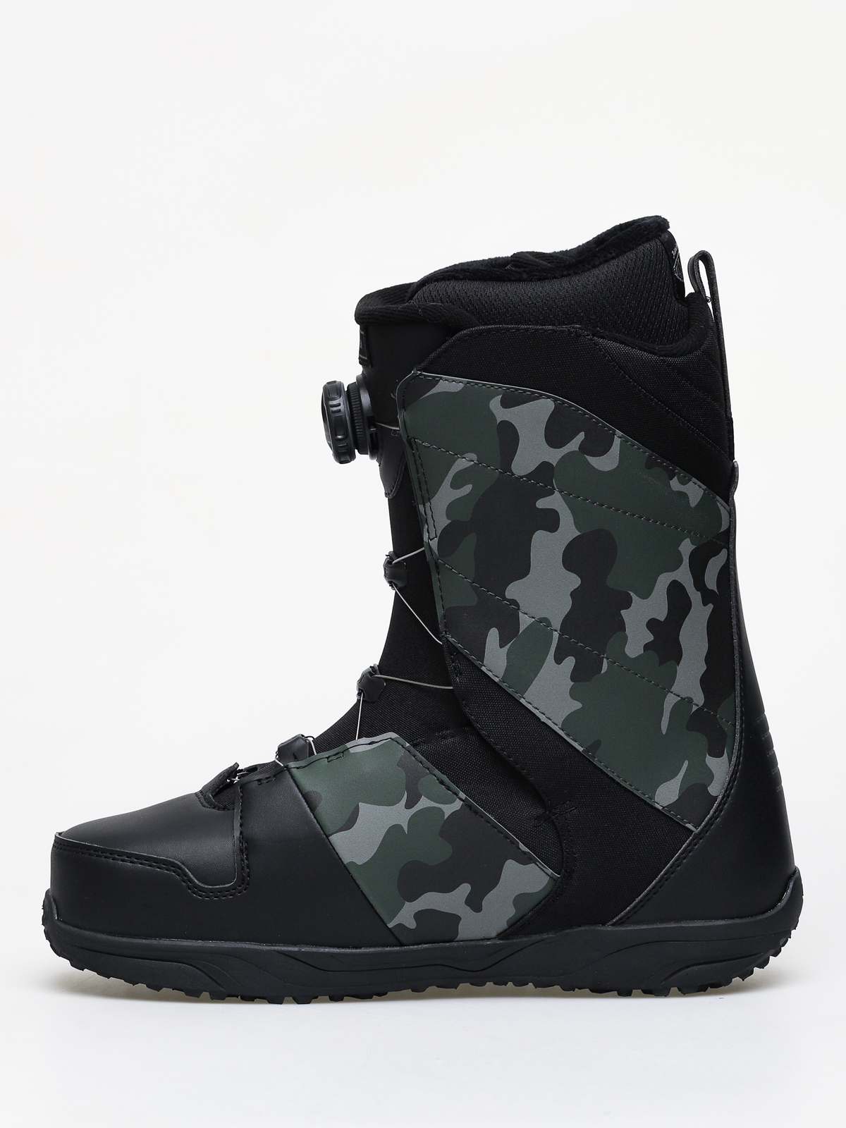 ride anthem olive boa snowboard boots Men's Control The Closer Lace Guide evens the lace tension acrossthe entire boot Ride Anthem Snowboard boots -
