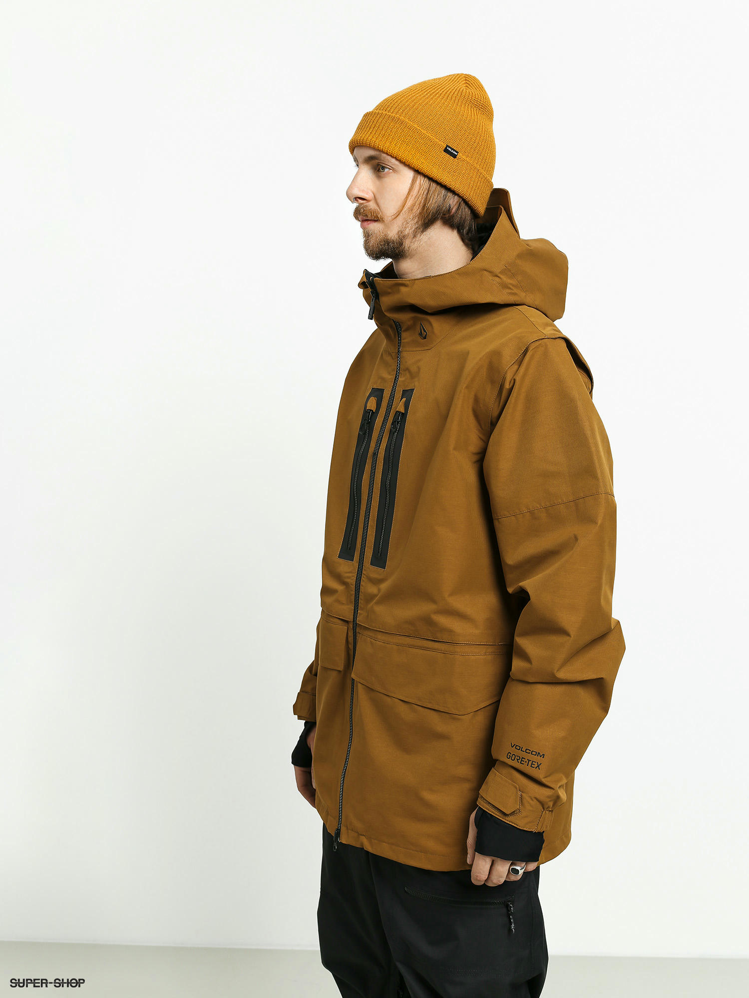 volcom stone pullover snowboard jacket