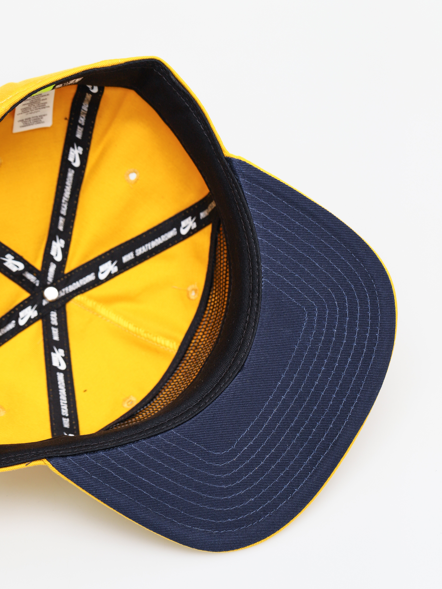 blue and yellow nike hat