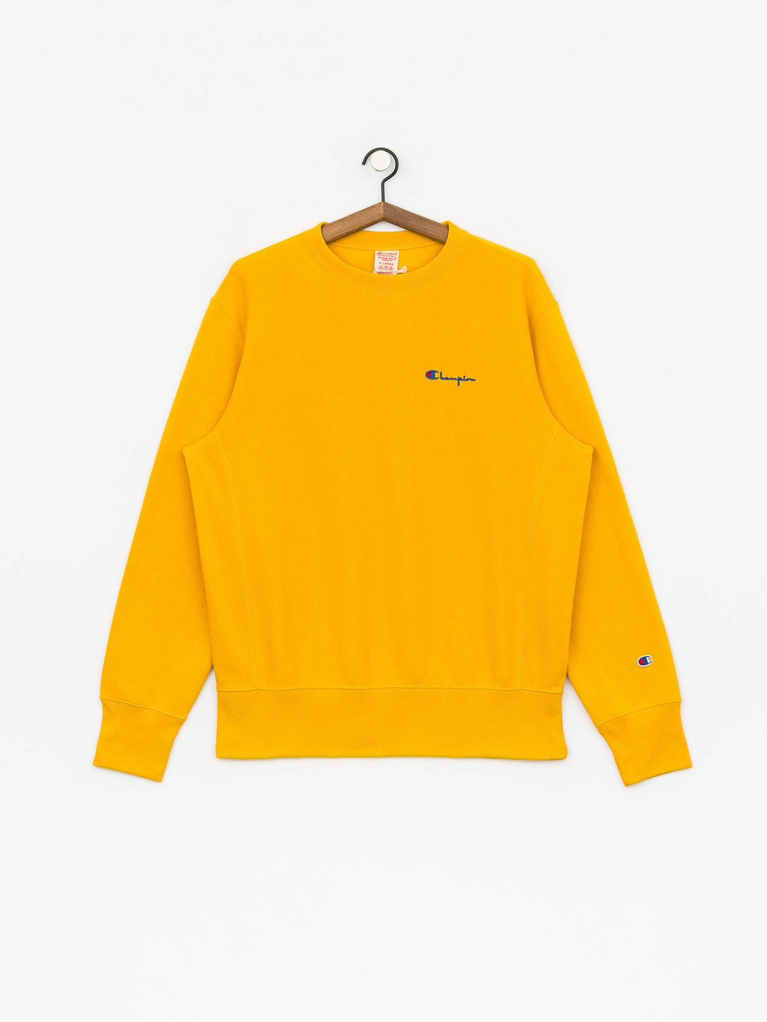 Champion reverse weave イエロー 中古・古着通販】Champion (チャンピオン) 90's リバース