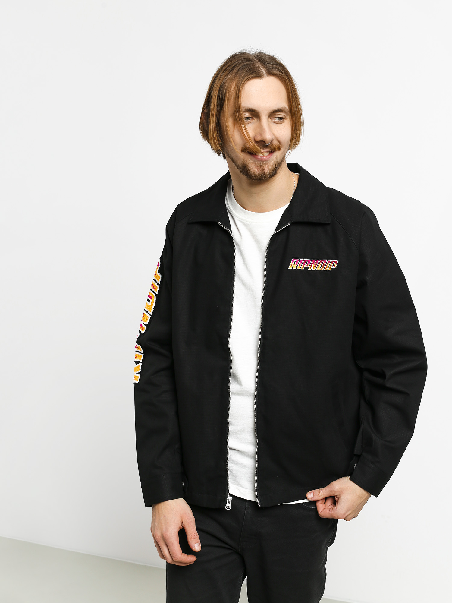 RipNDip Racing Team Twill Jacket - black (black)