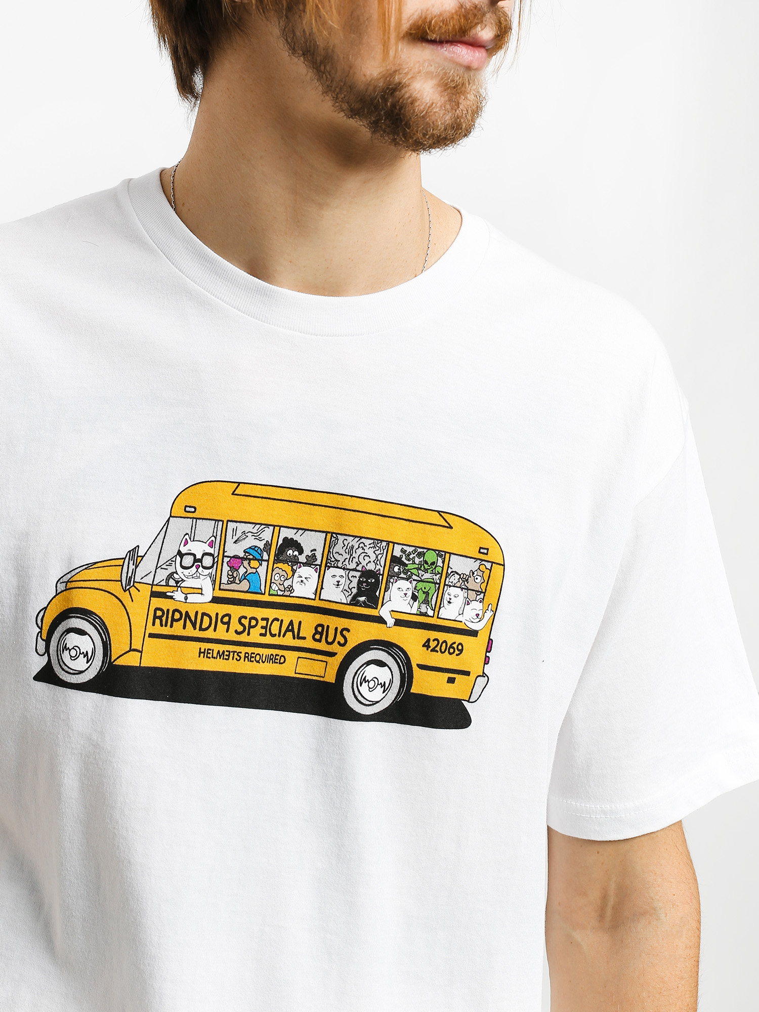 RipNDip School Bus T-shirt (white)