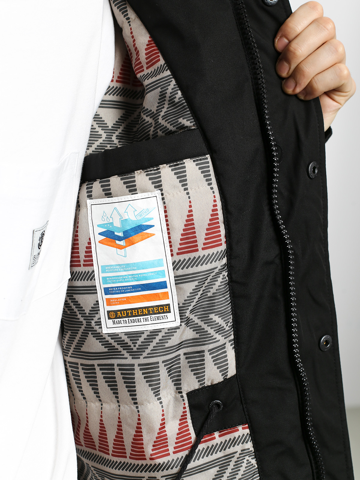 Element Boulder Brook Jacket (flint black)