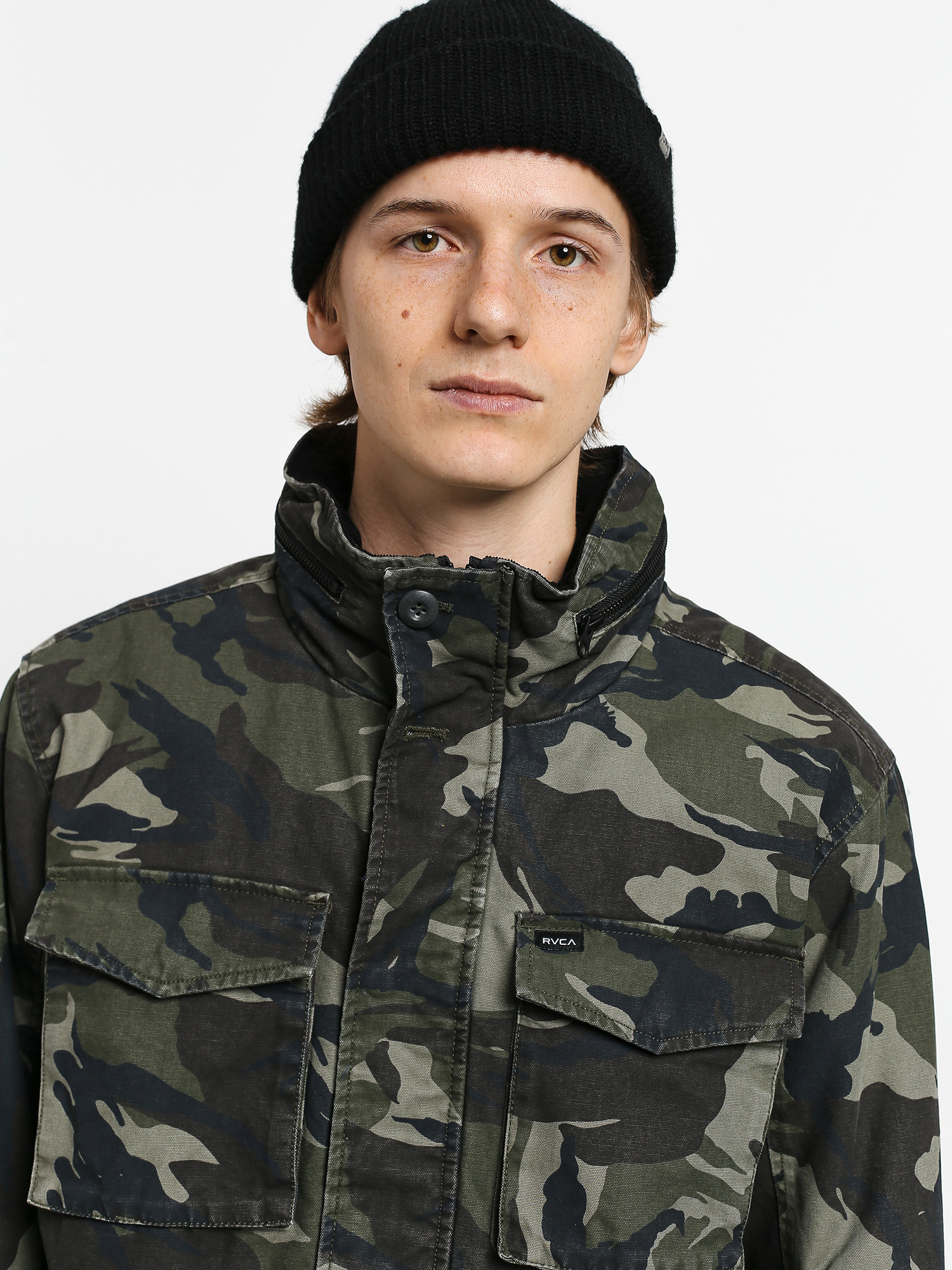 rvca camo jacket