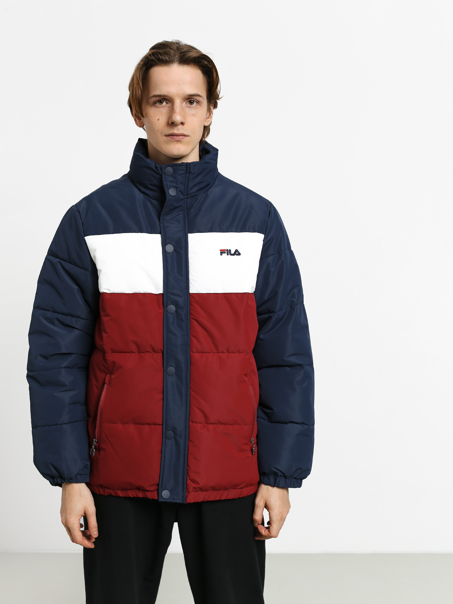 Fila Pelle Jacket (rhubarb/black iris/bright white)