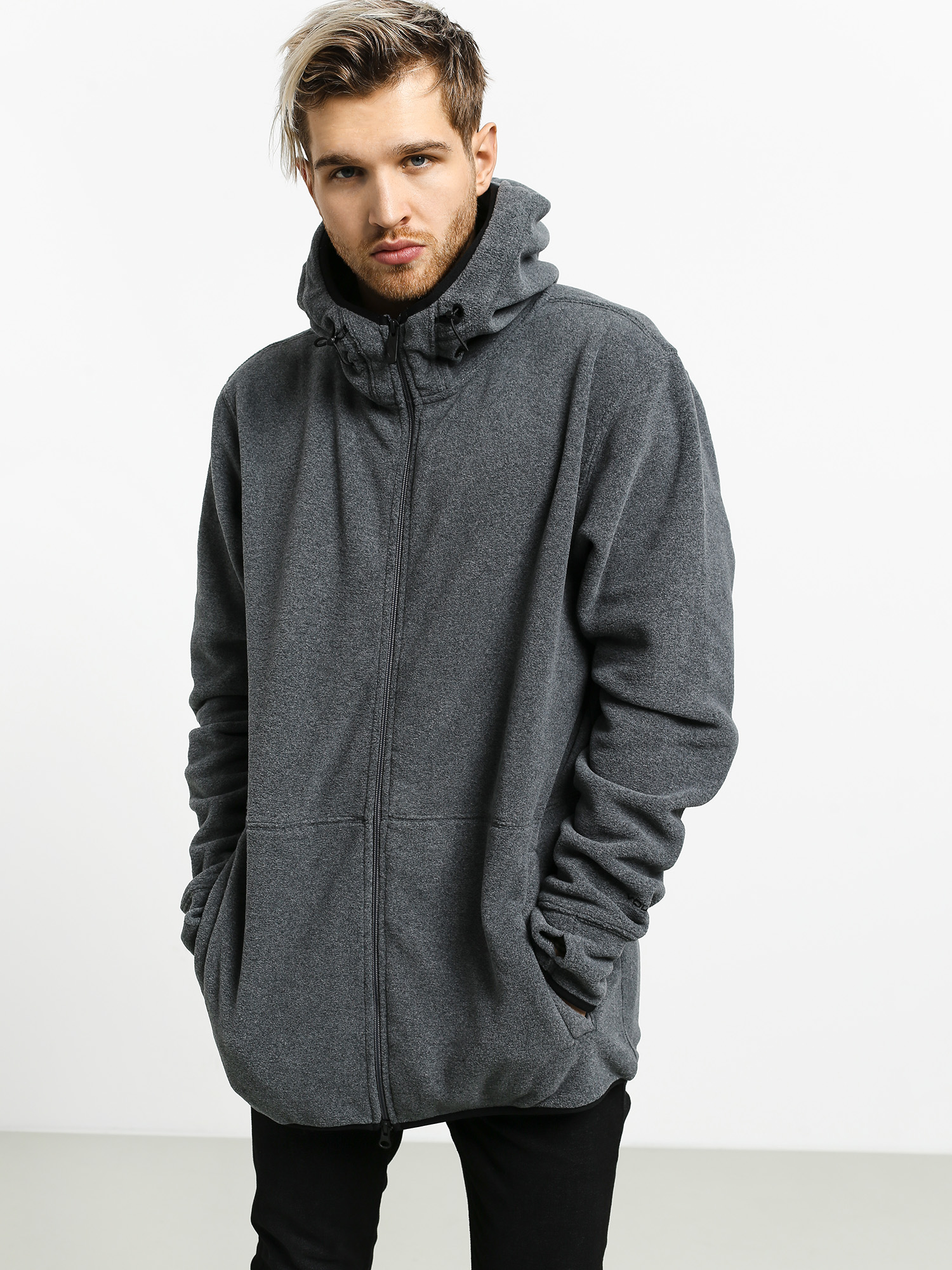 Mens Volcom Polartec Fleece HD Hoodie (hgr)