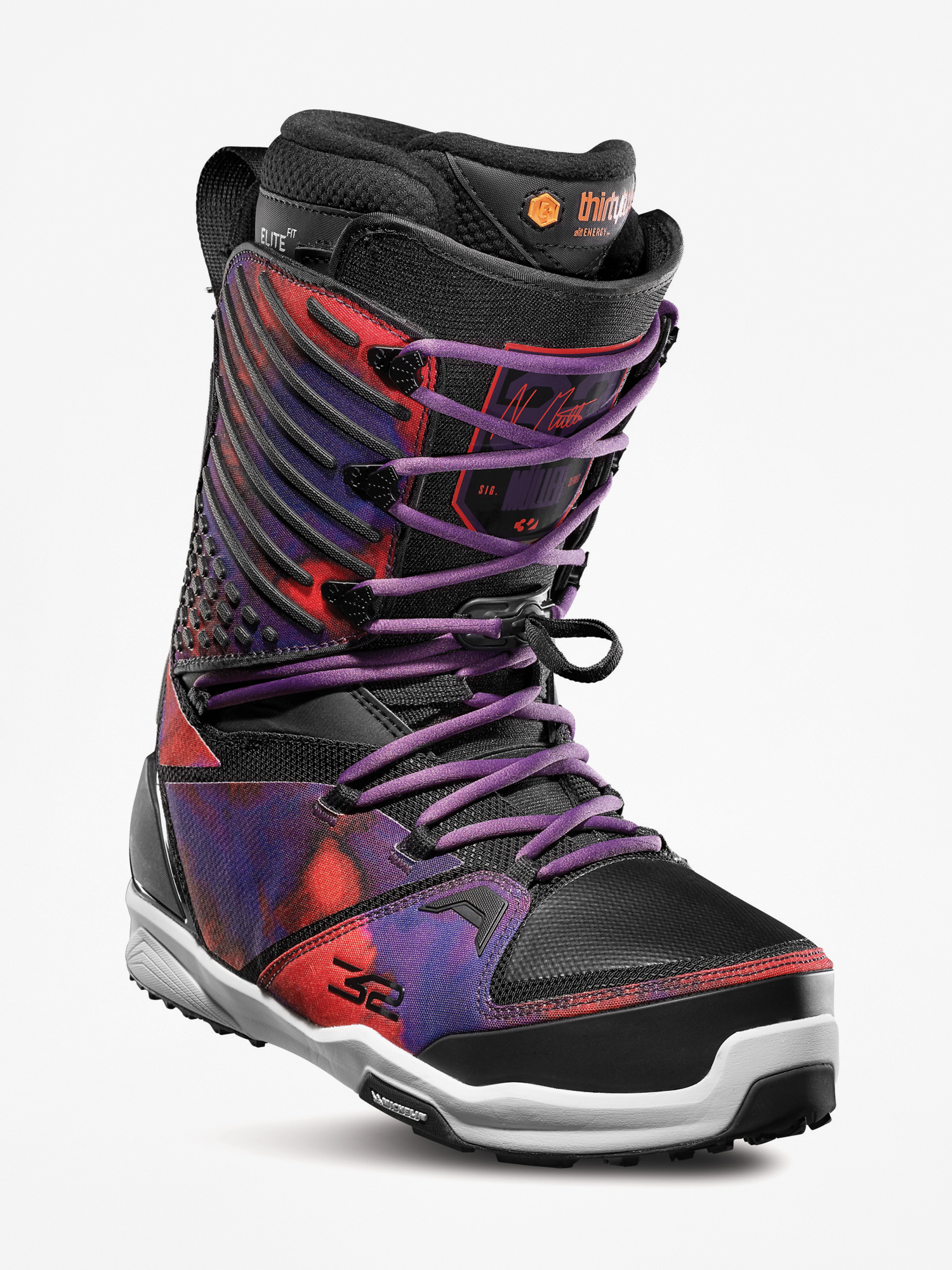 Mens ThirtyTwo Mullair Snowboard boots (tie dye)