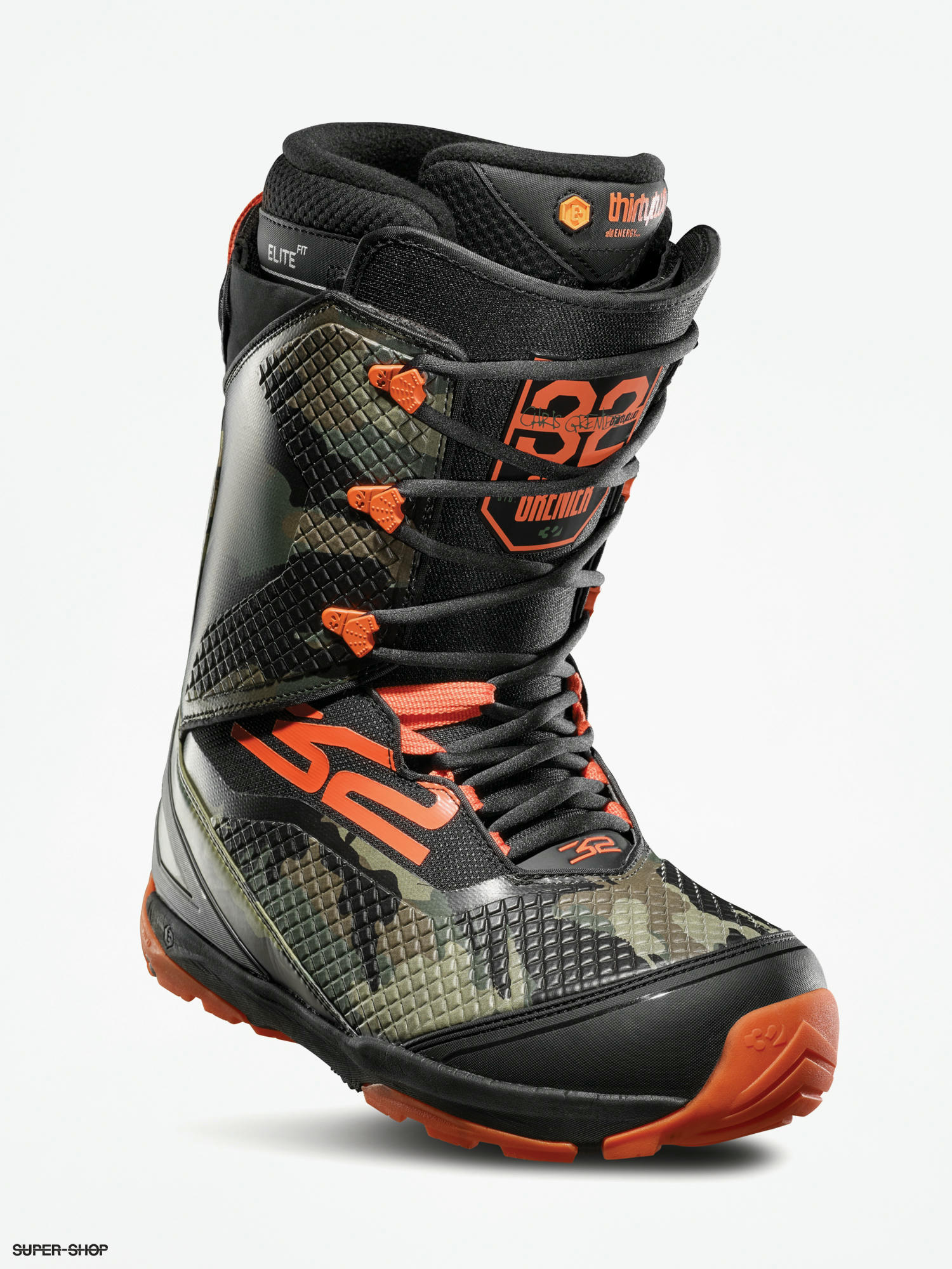 Mens ThirtyTwo Tm 3 Grenier Snowboard boots (camo)