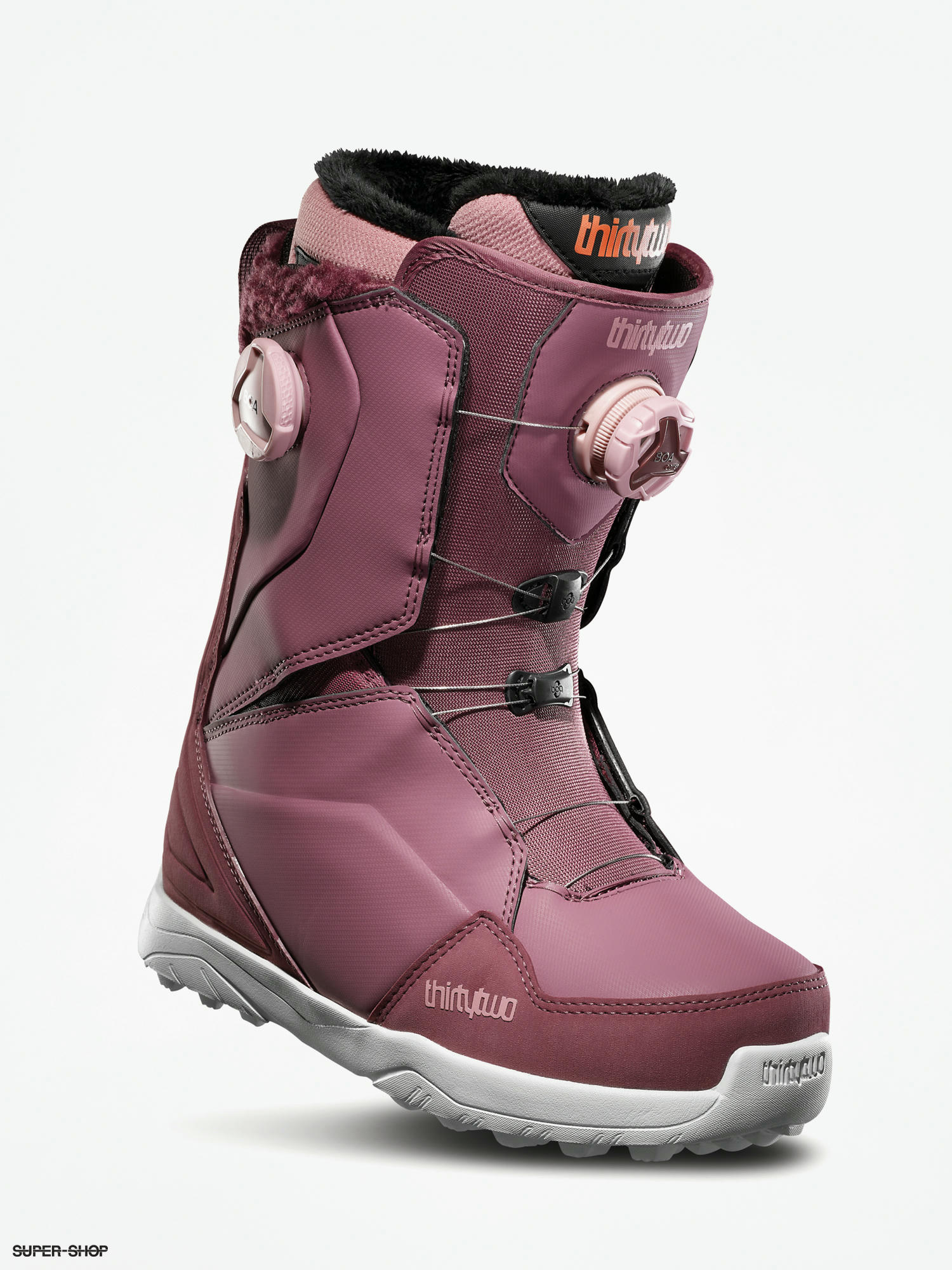 Womens ThirtyTwo Lashed Double Boa Snowboard boots (rose)