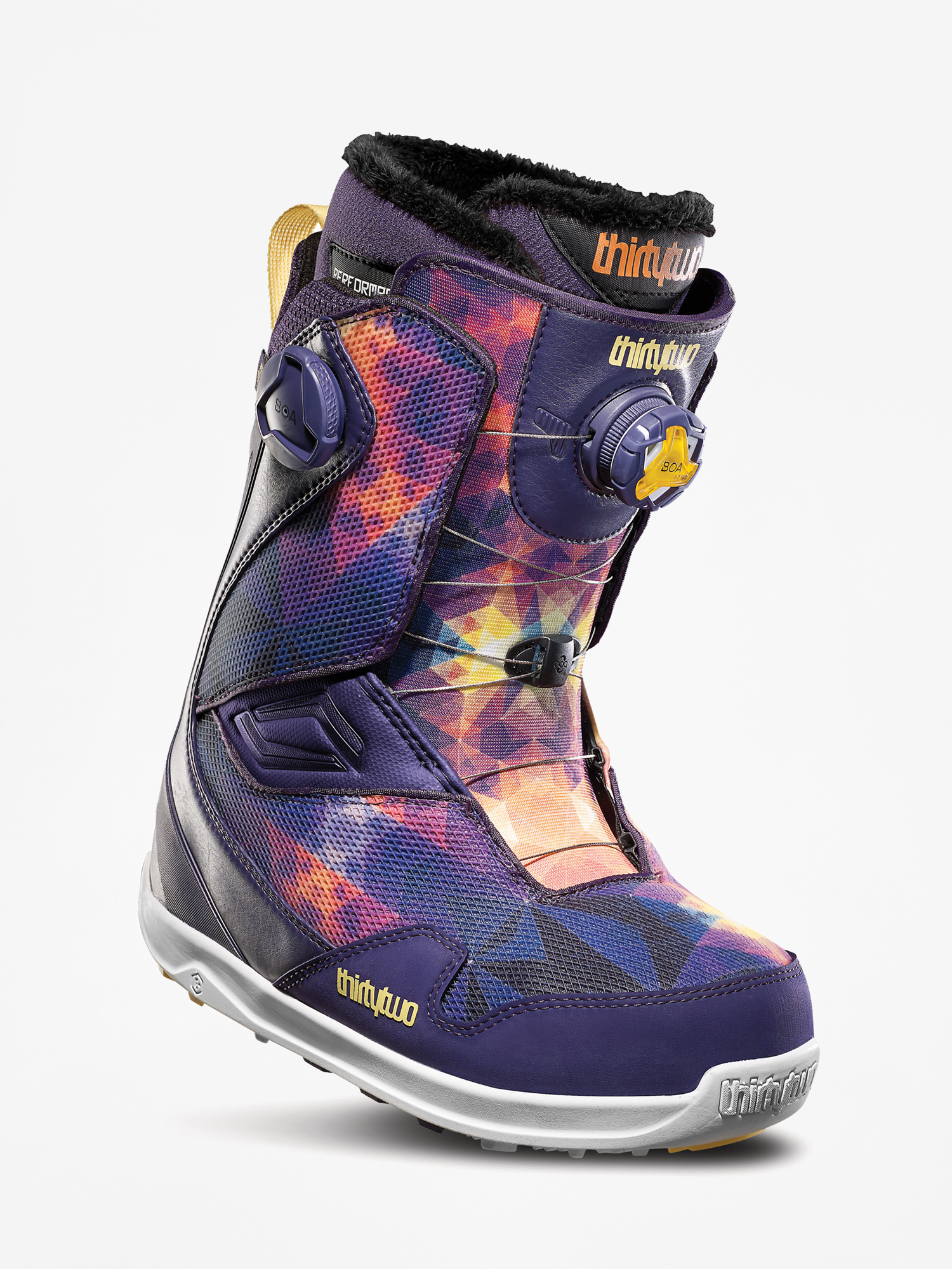 Womens ThirtyTwo Tm 2 Double Boa Snowboard boots (purple)